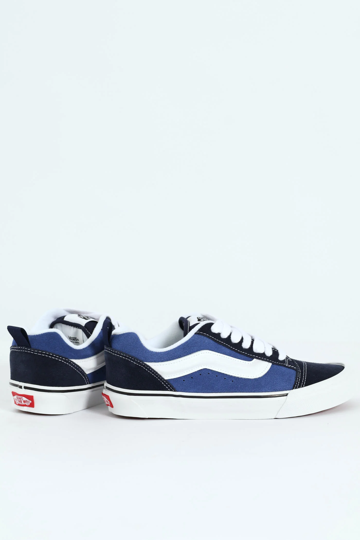 Knu Skool Chunky Lace Up Sneaker - Navy/White - Image 4