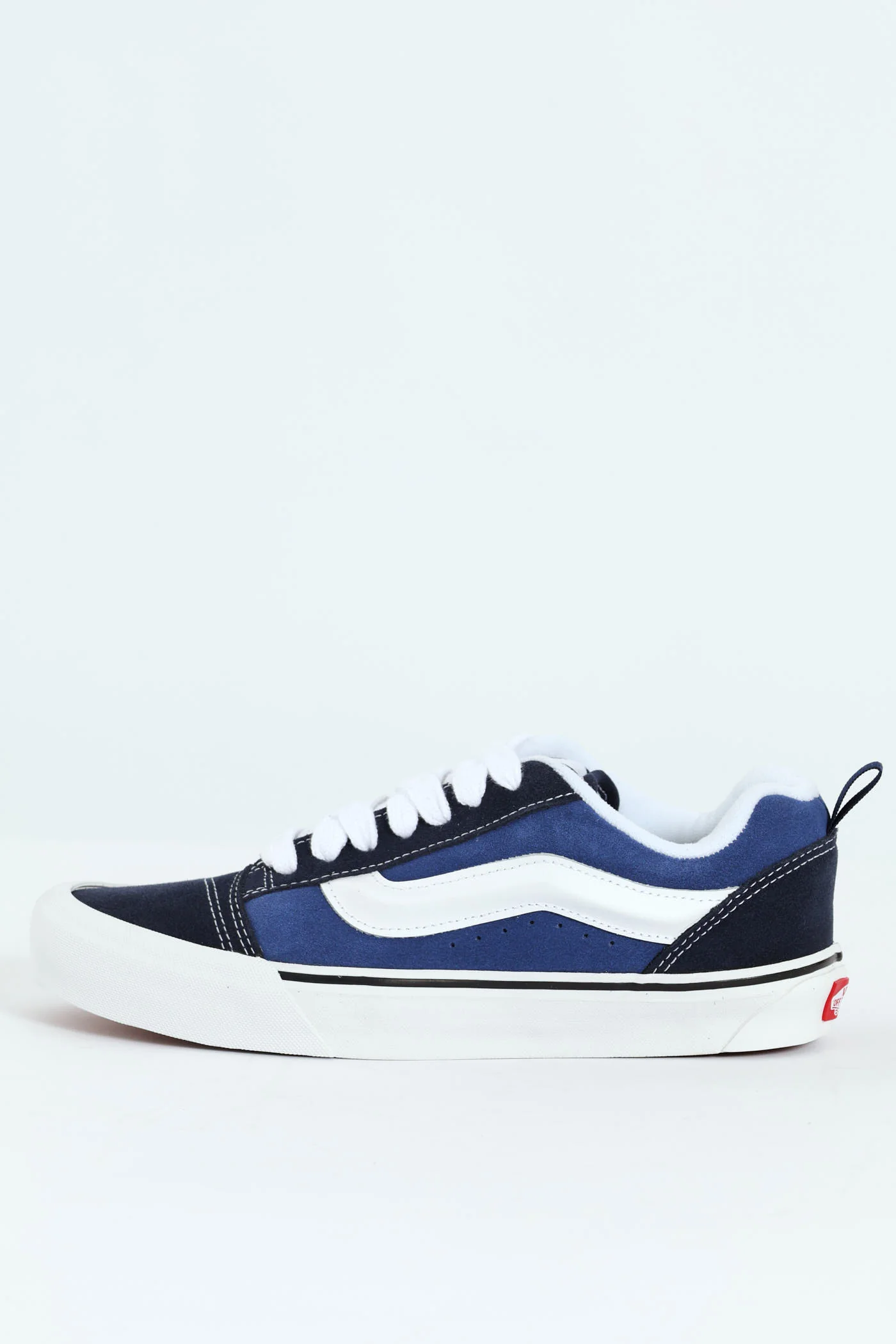 Knu Skool Chunky Lace Up Sneaker - Navy/White - Image 5