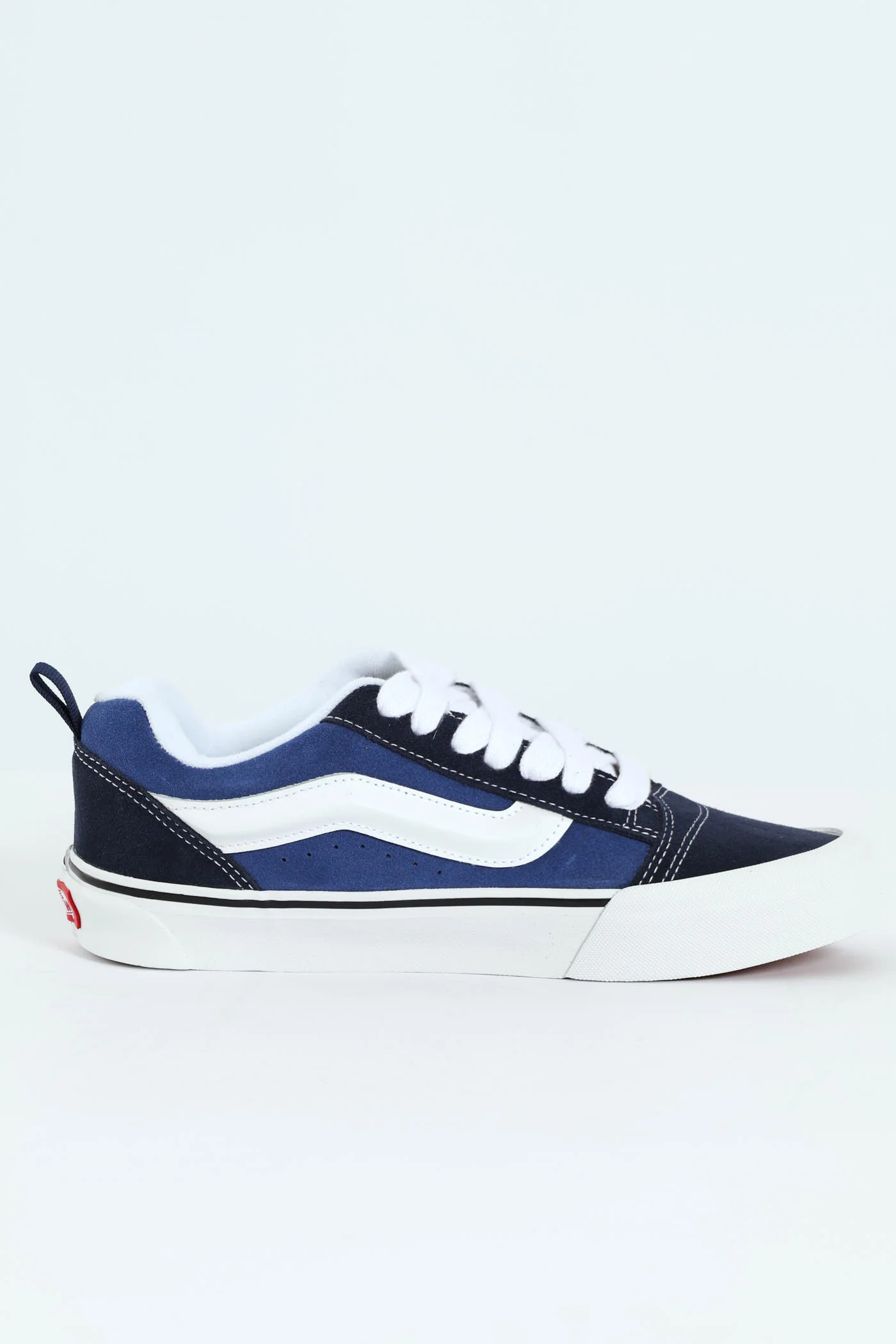 Knu Skool Chunky Lace Up Sneaker - Navy/White - Image 6