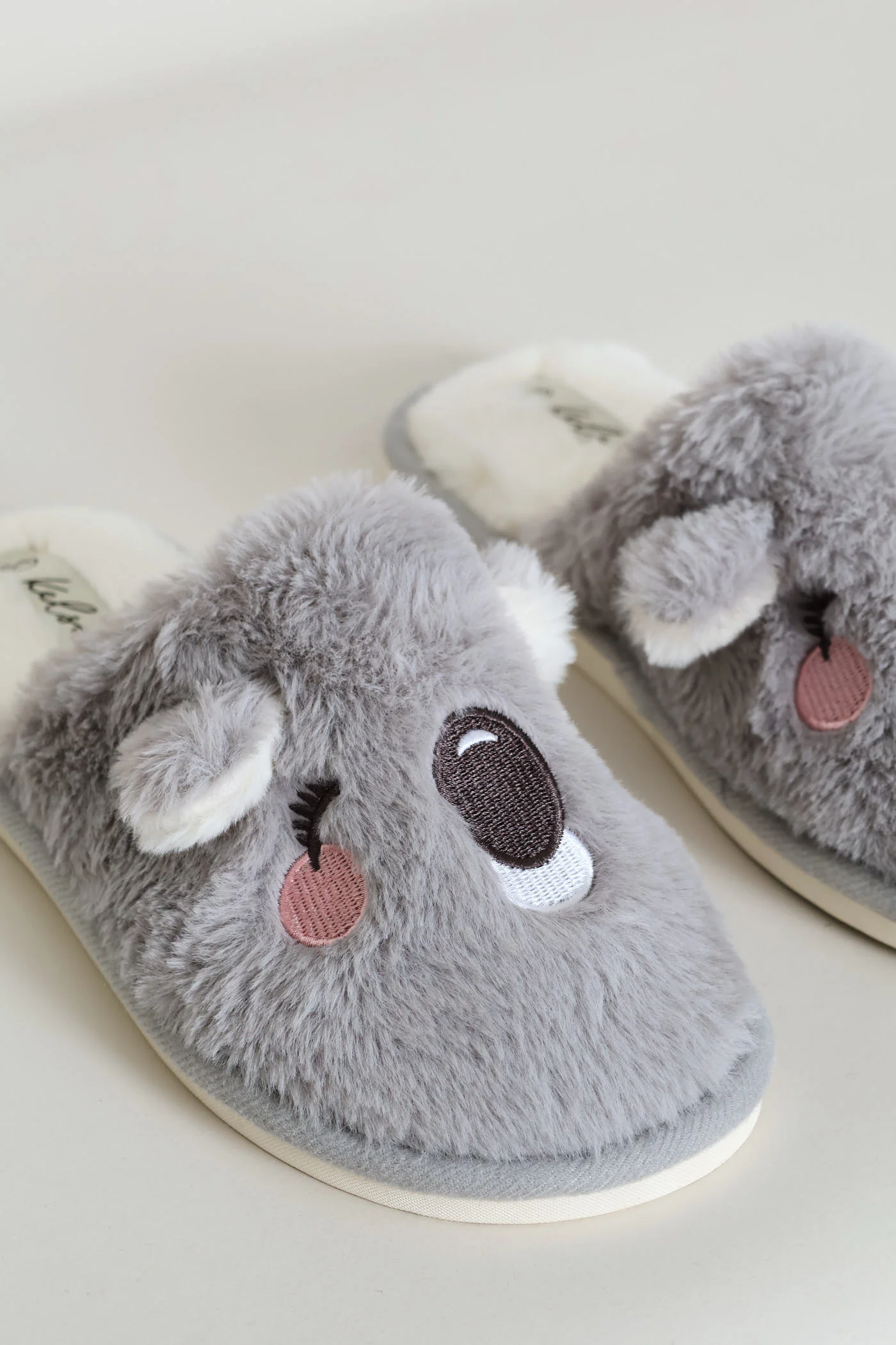 Koala Novelty Slipper - Grey - Image 2