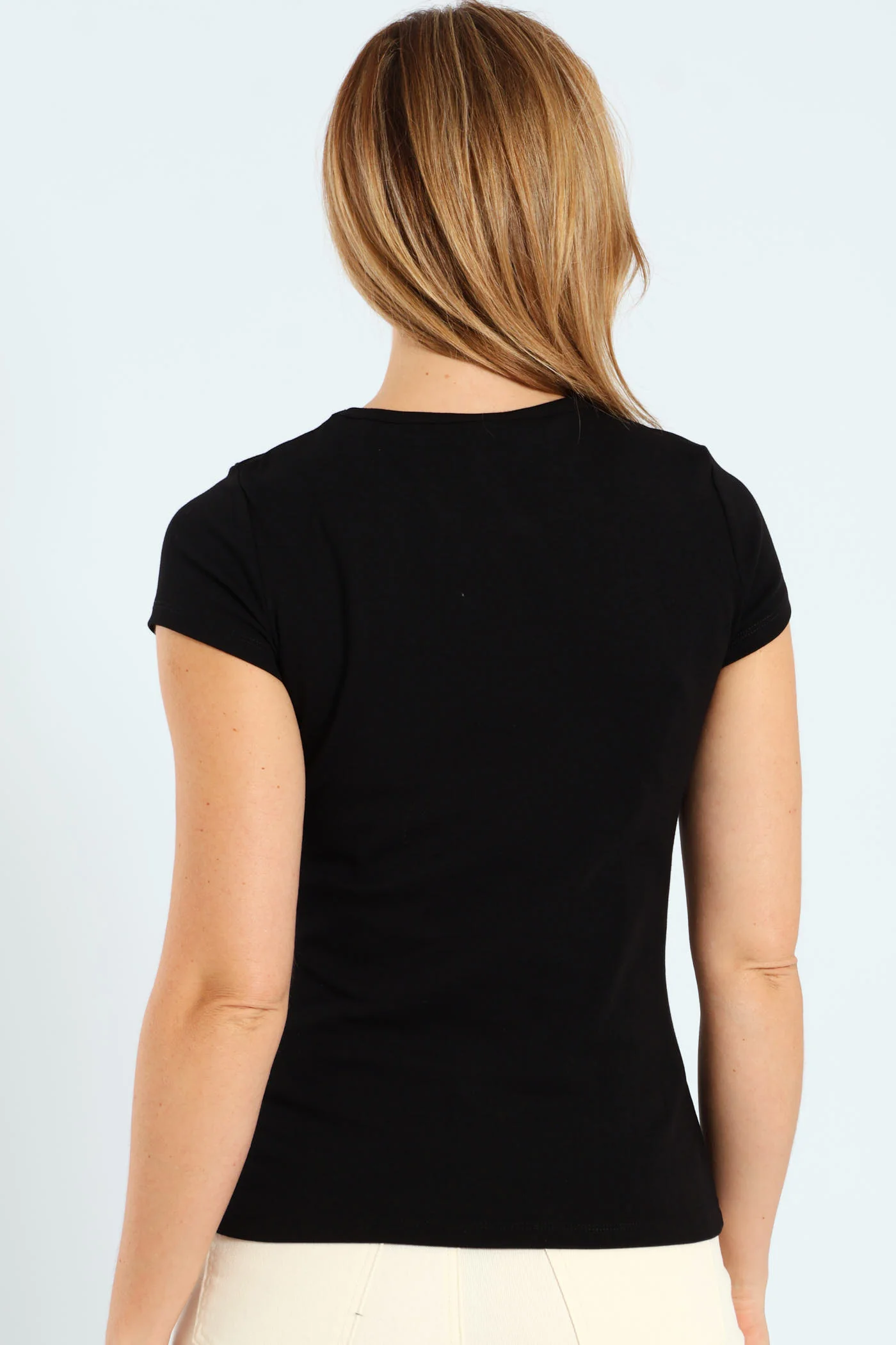 Krissy Boxy Tee - Black - Image 3