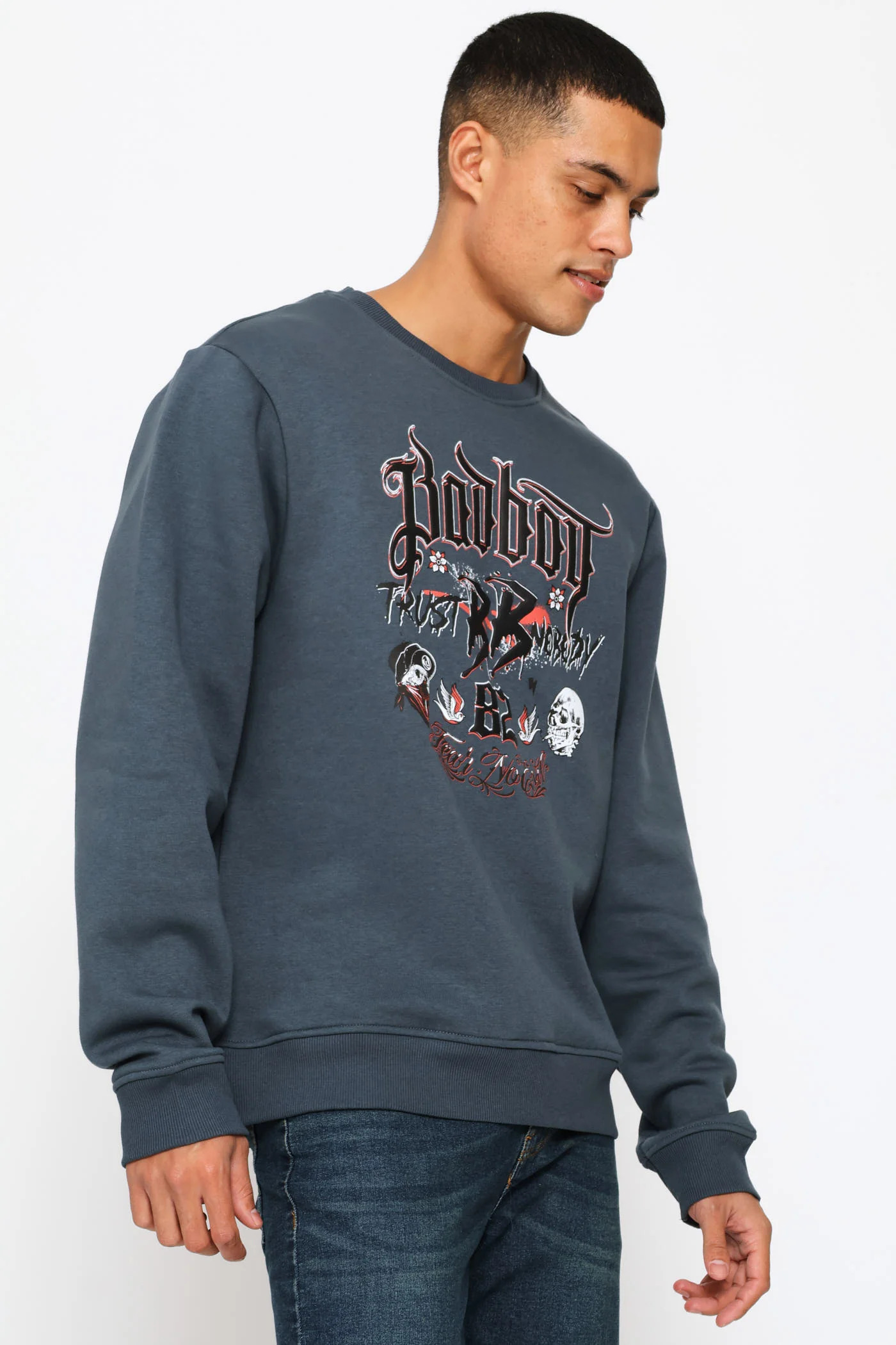 LA Graffiti Crew Top - Slate - Image 3