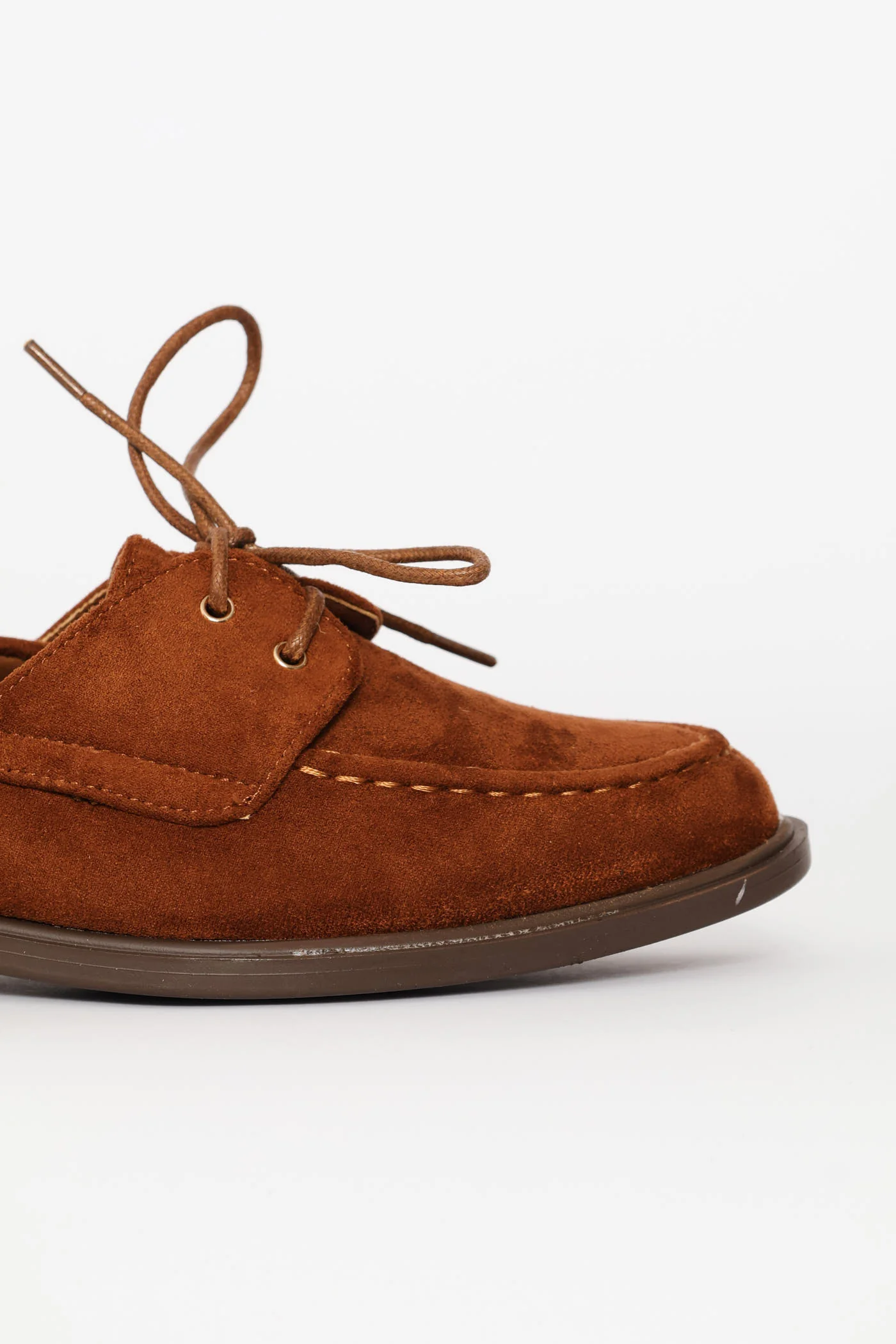 Lace Up Boat Shoe - Chocolate - Image 6
