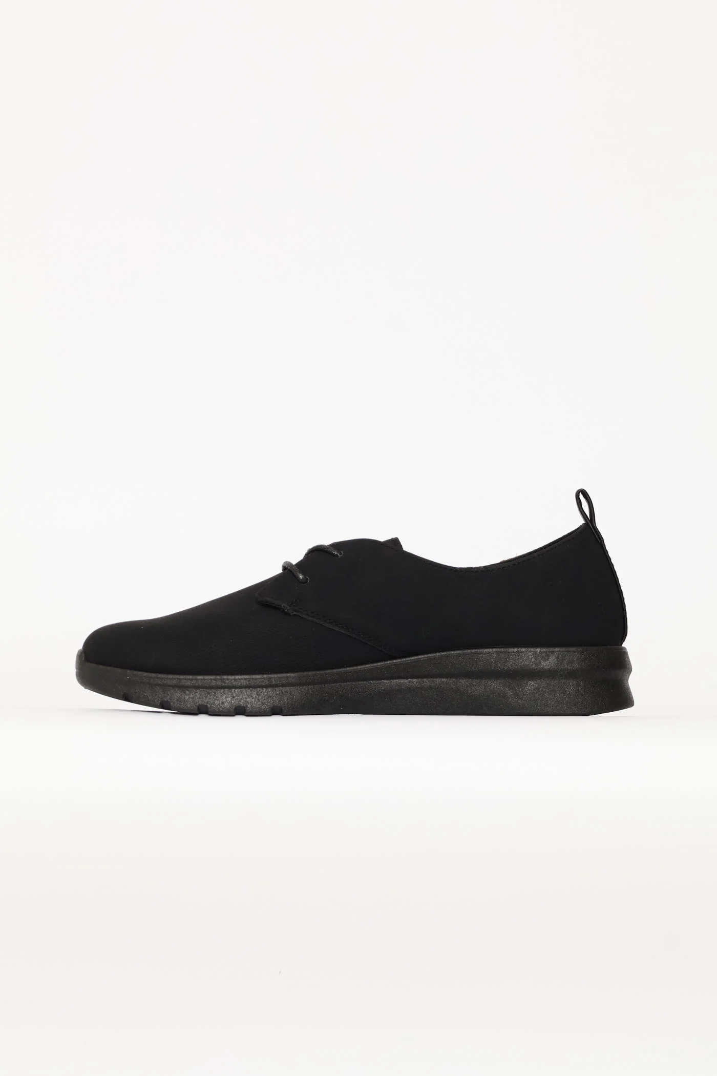 Lace Up Casual Sneaker - Black - Image 3