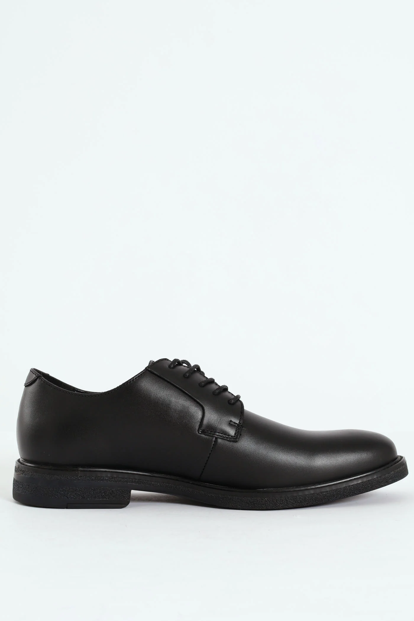 Lace Up Derby Formal Shoe - Black - Image 2