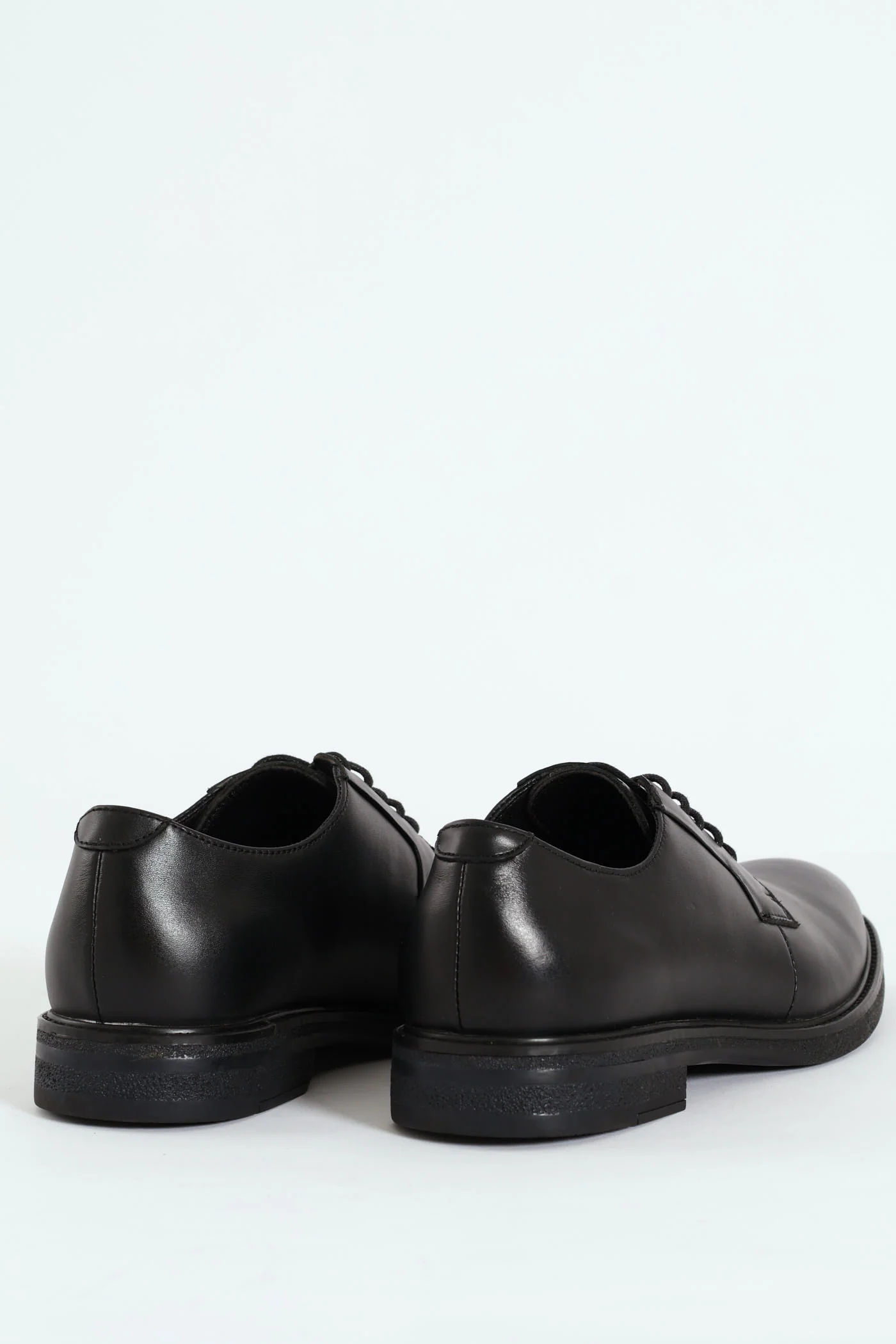 Lace Up Derby Formal Shoe - Black - Image 3