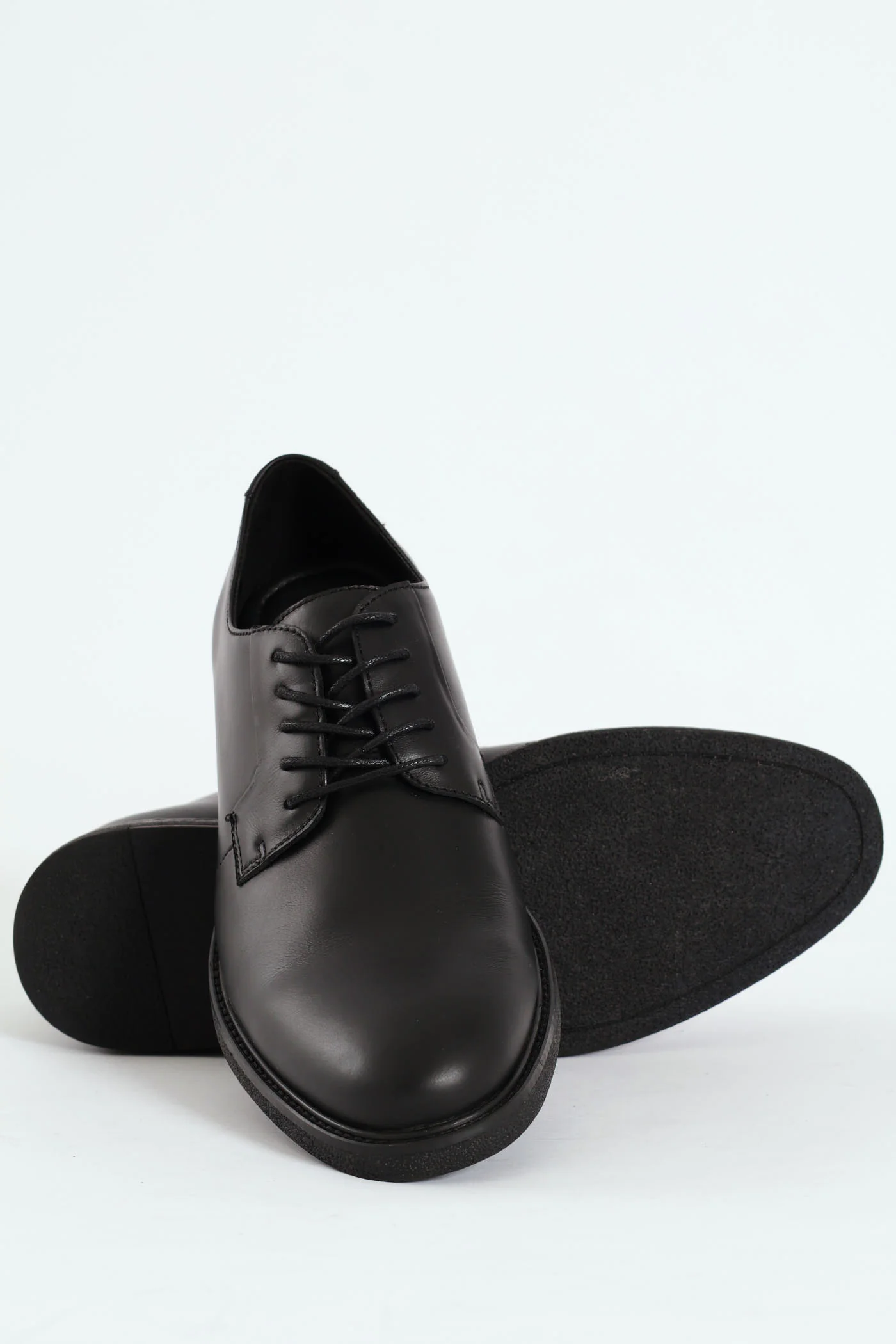 Lace Up Derby Formal Shoe - Black - Image 4