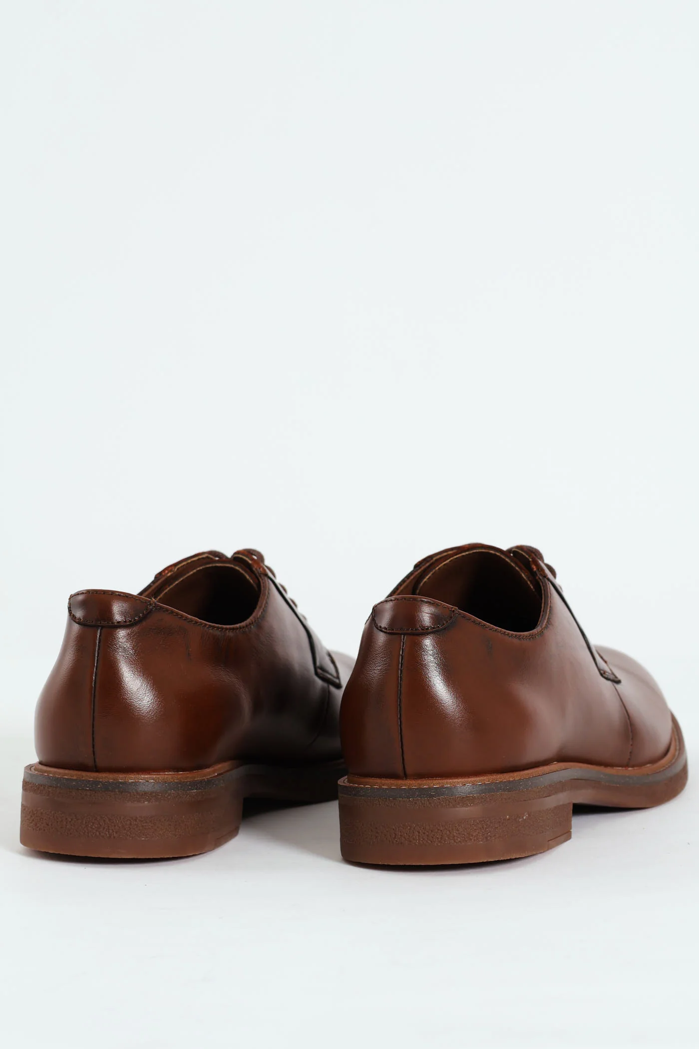 Lace Up Derby Formal Shoe - Brown - Image 3