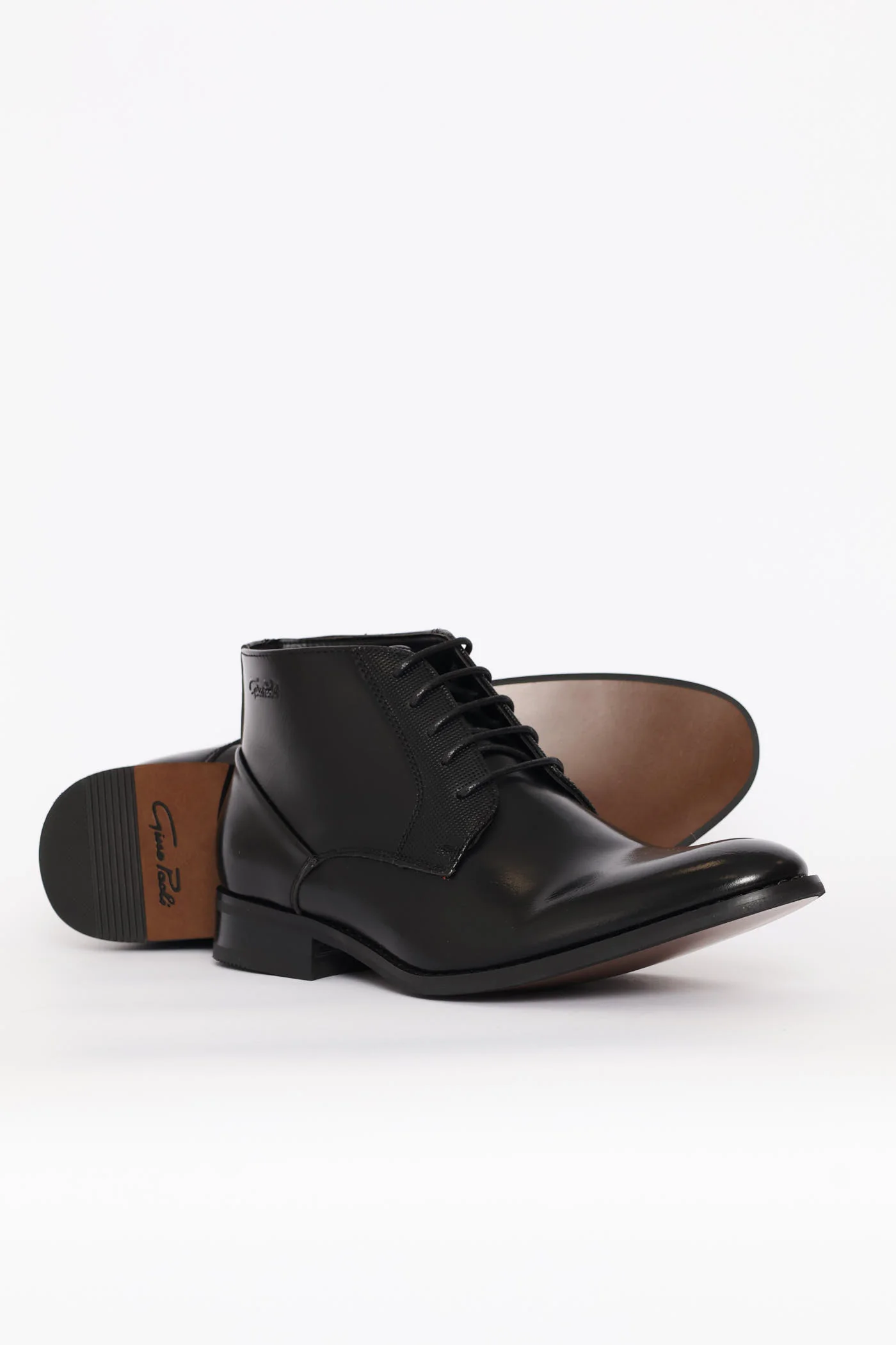 Lace Up Formal Boot - Black - Image 4