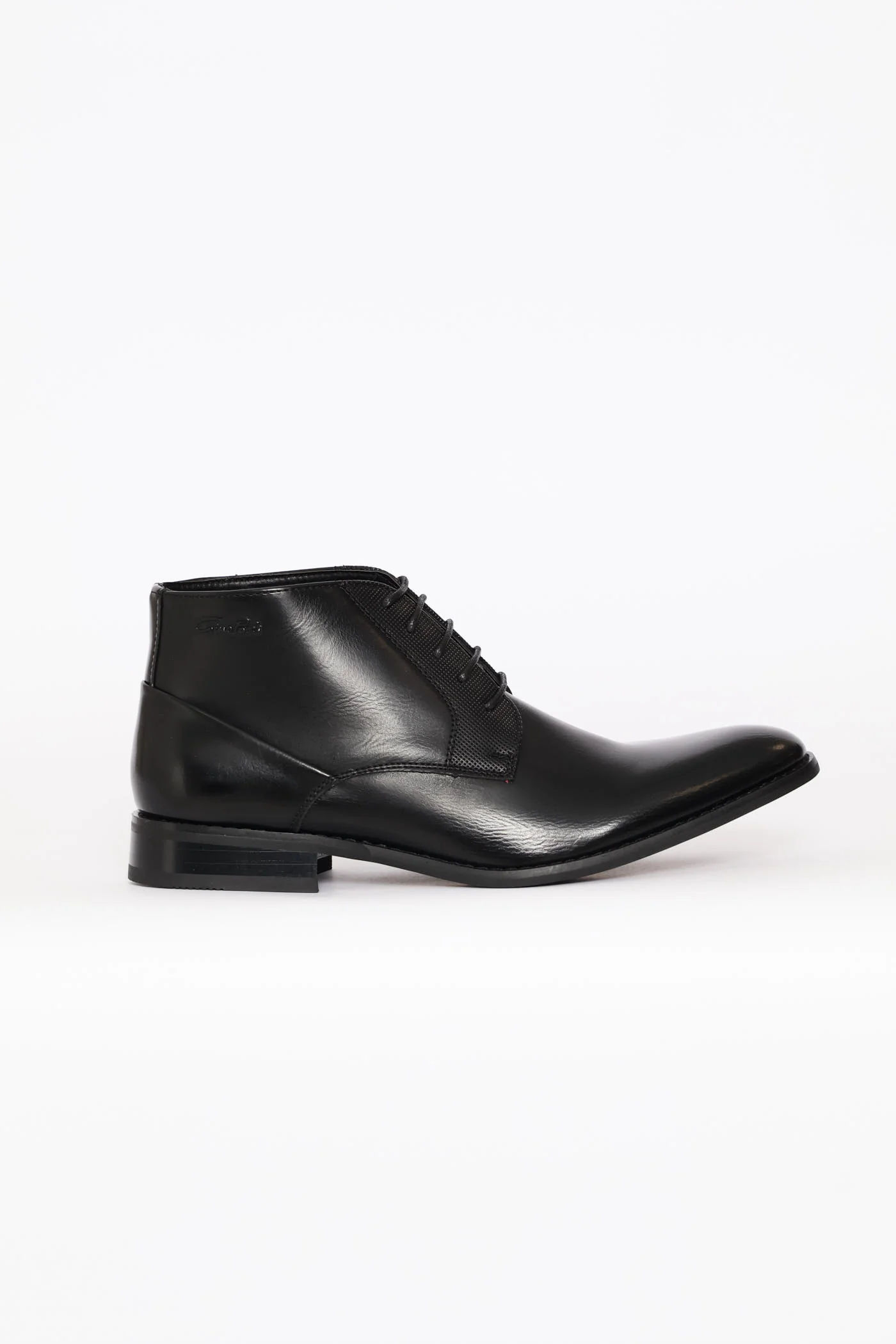Lace Up Formal Boot - Black - Image 5