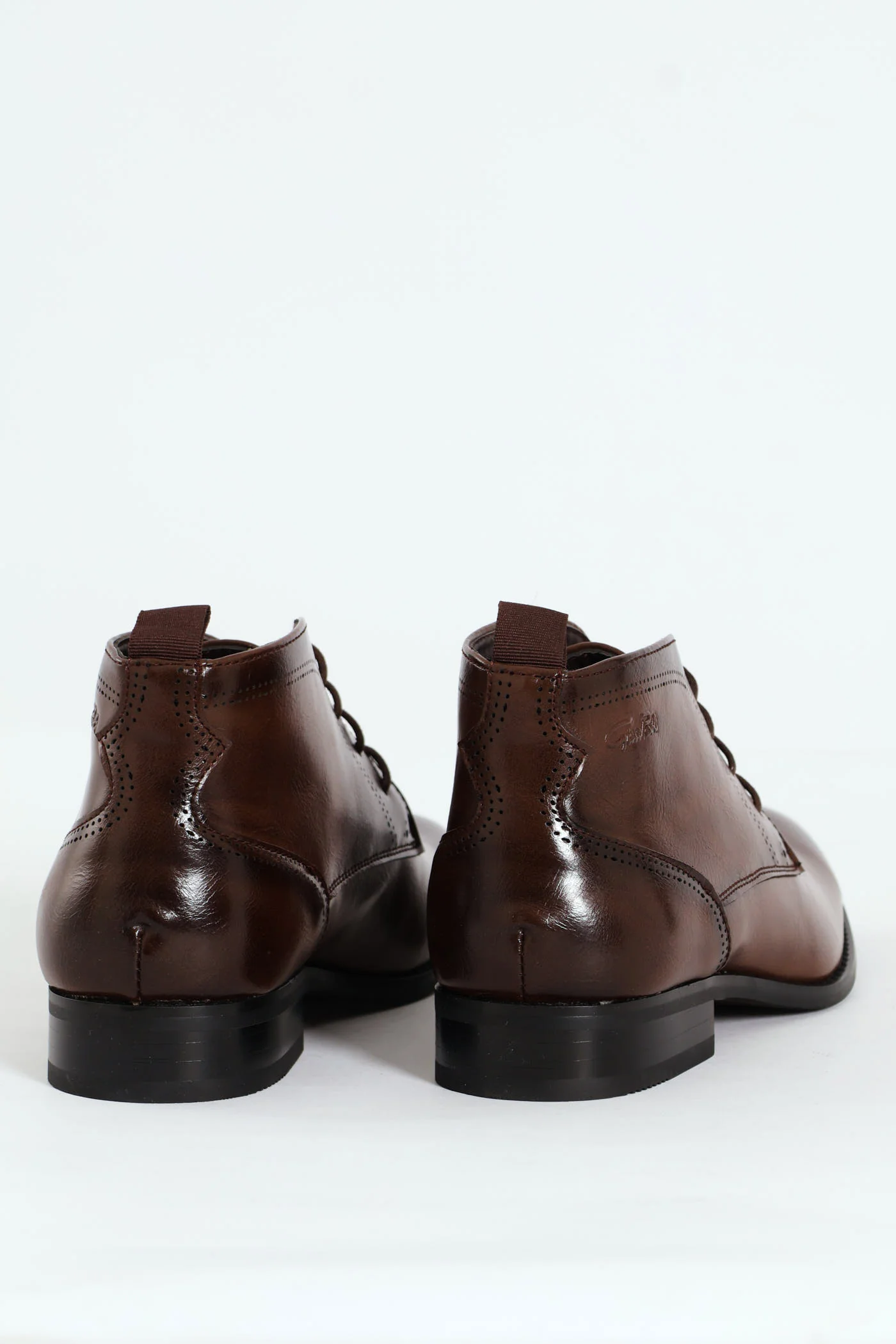 Lace Up Formal Boot - Brown - Image 2