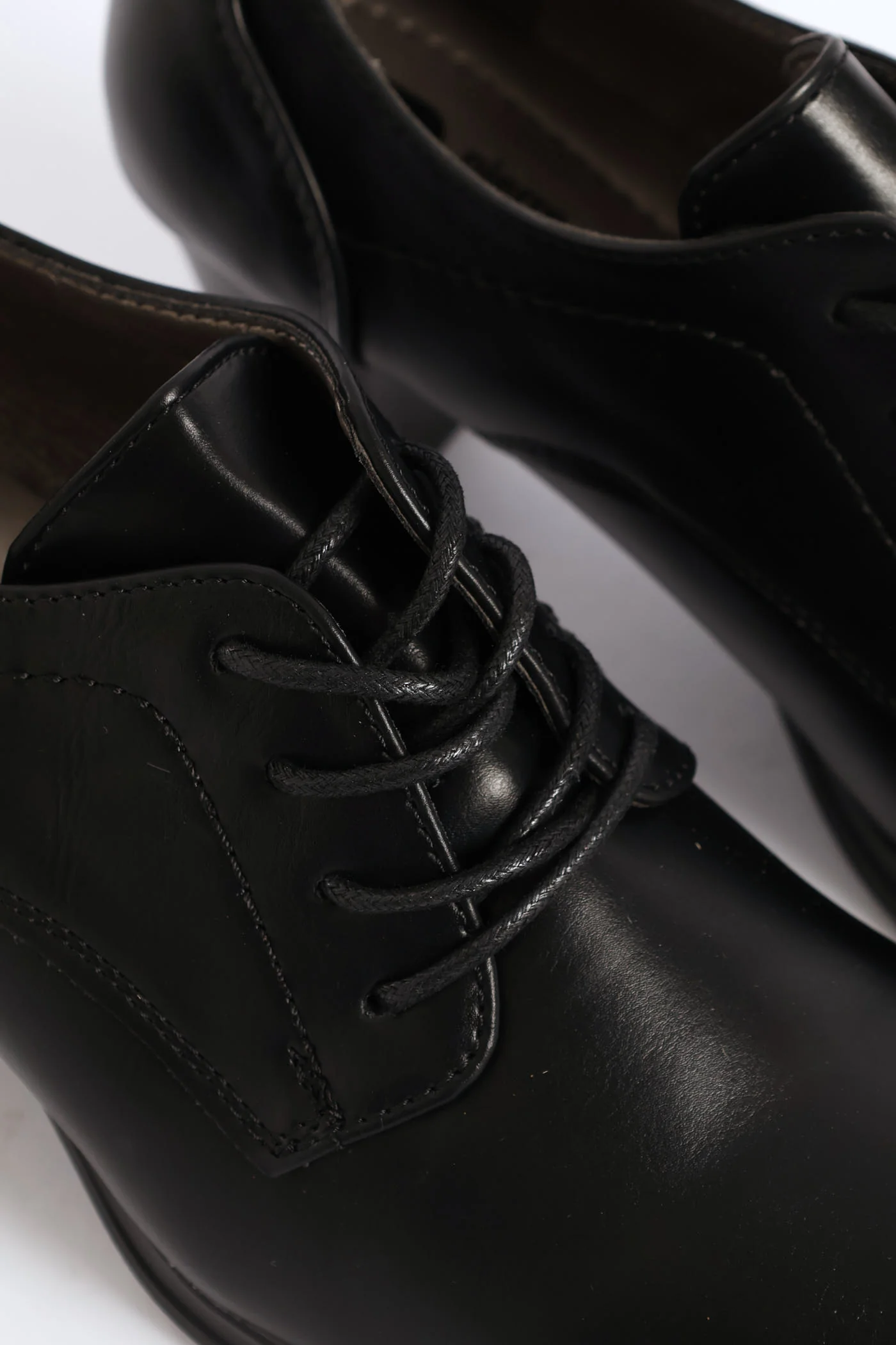 Lace Up Heel - Black - Image 2