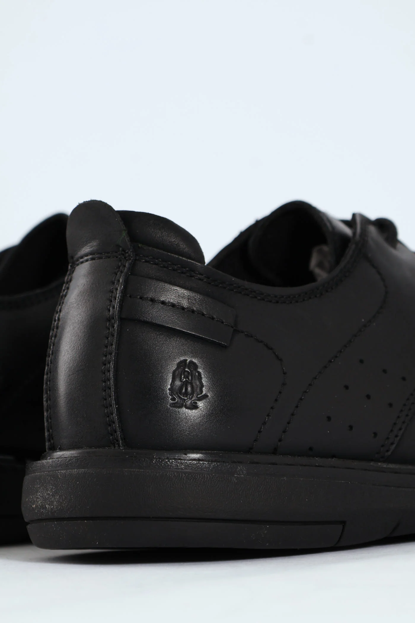 Lace Up Smart Casual Derby Shoe - Black - Image 5