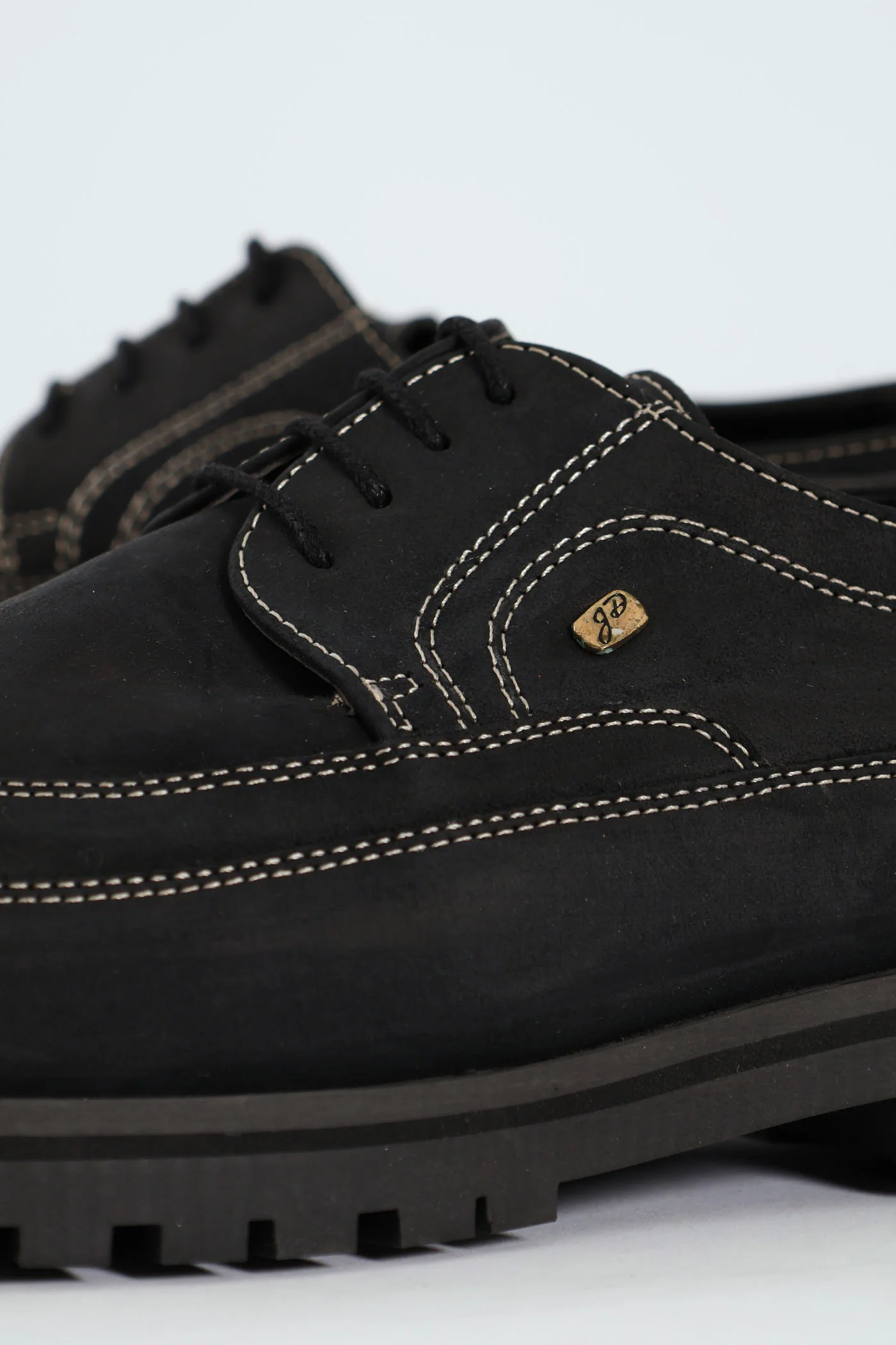 Lace Up Smart Casual Shoe - Black - Image 2