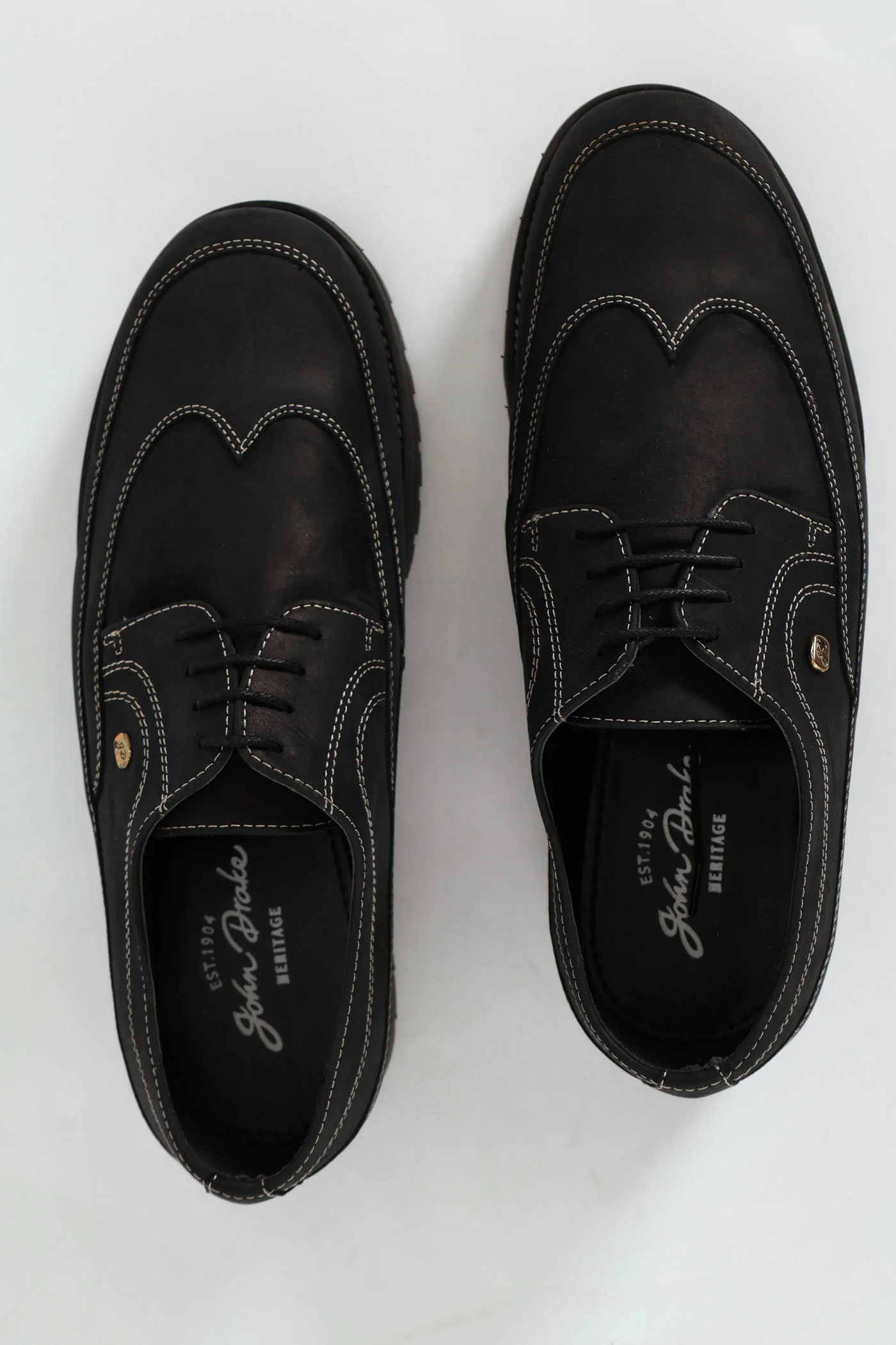 Lace Up Smart Casual Shoe - Black - Image 3