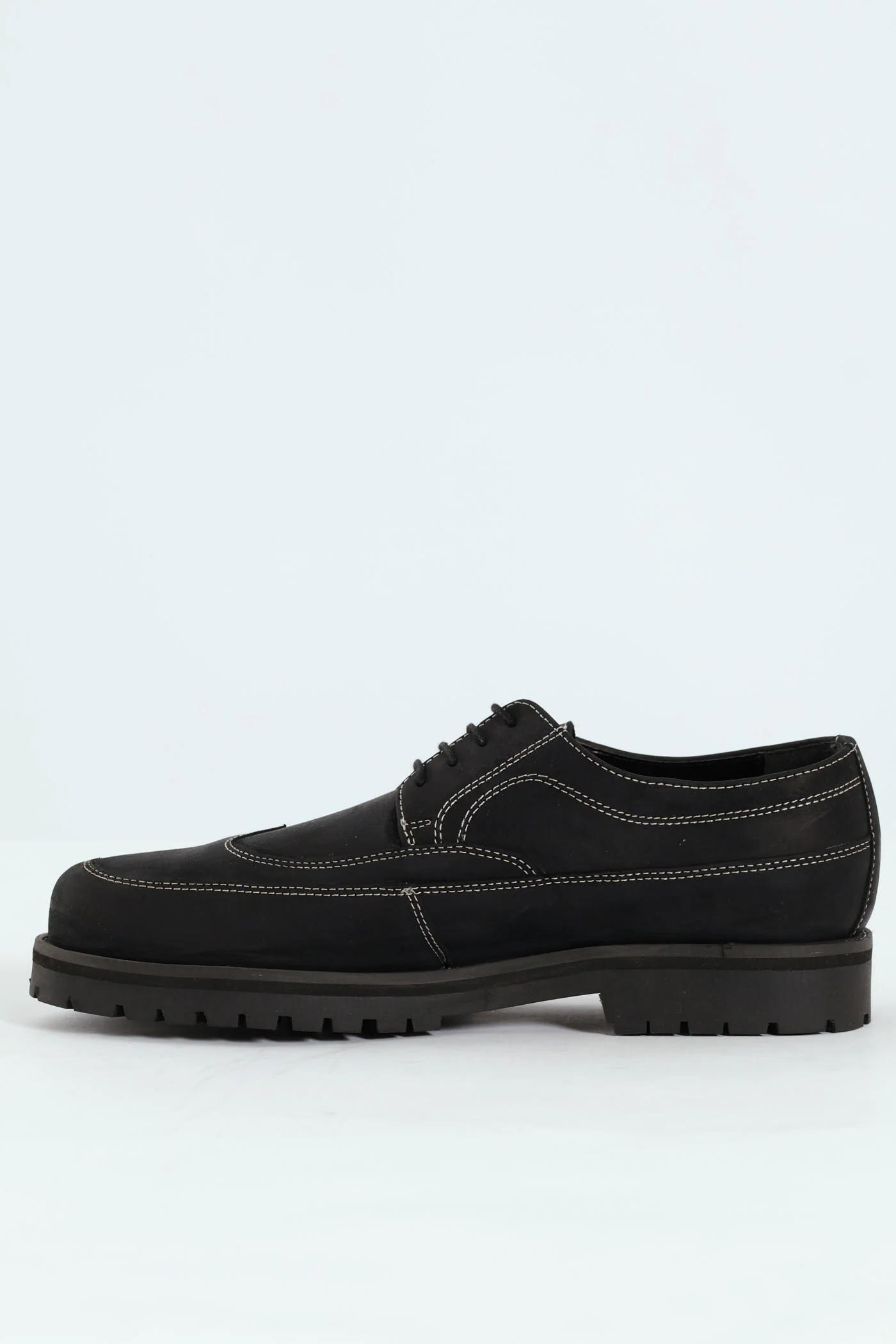 Lace Up Smart Casual Shoe - Black - Image 6