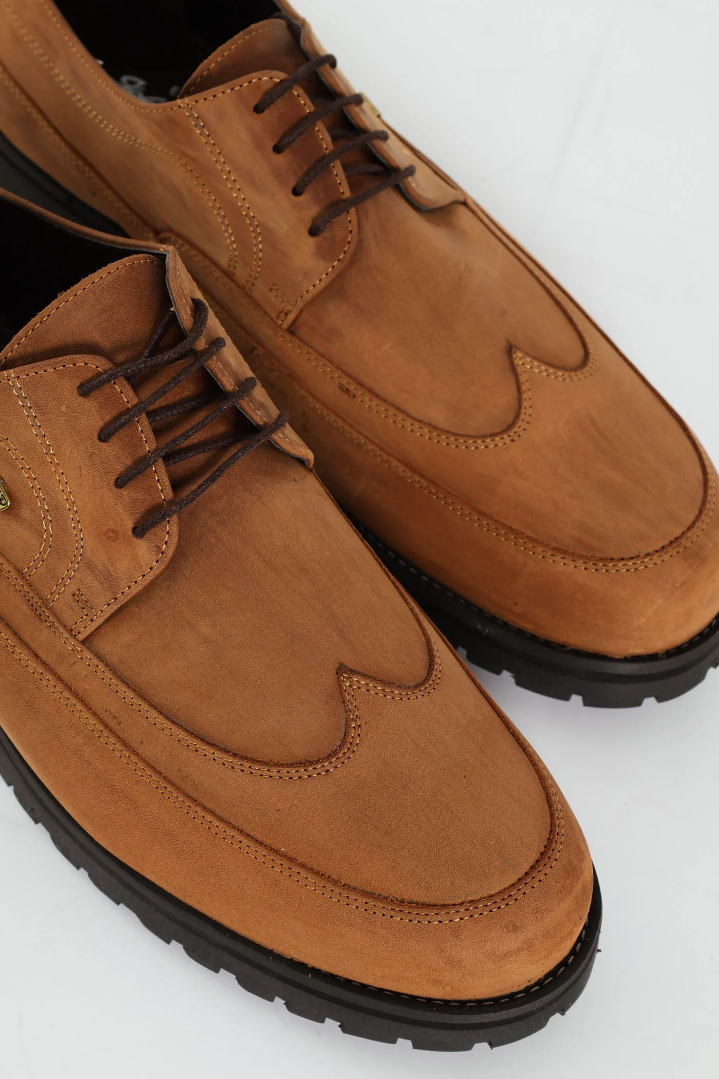 Lace Up Smart Casual Shoe - Tan - Image 2