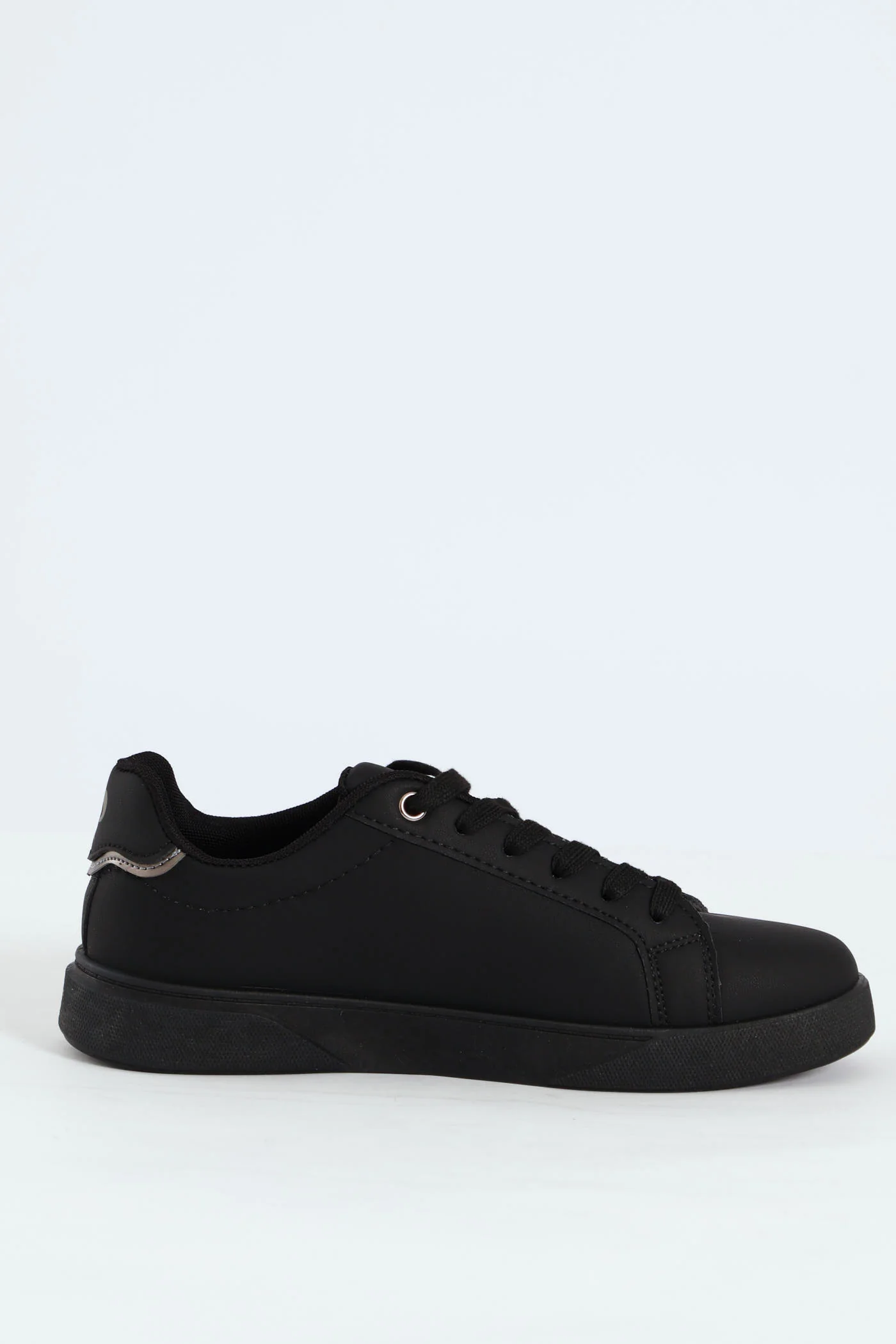 Lace Up Sneaker - Black - Image 2