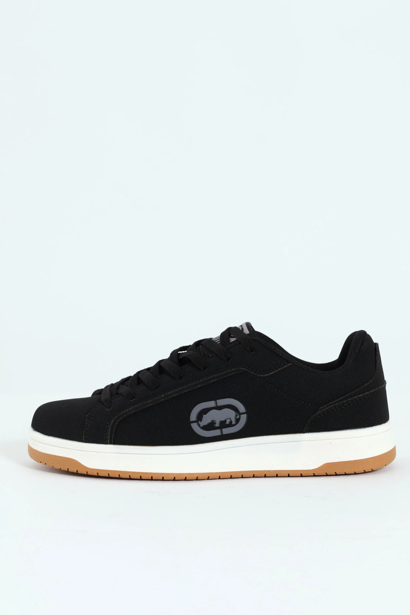 Lace Up Sneaker With Rhino Embossing - Black - Image 5