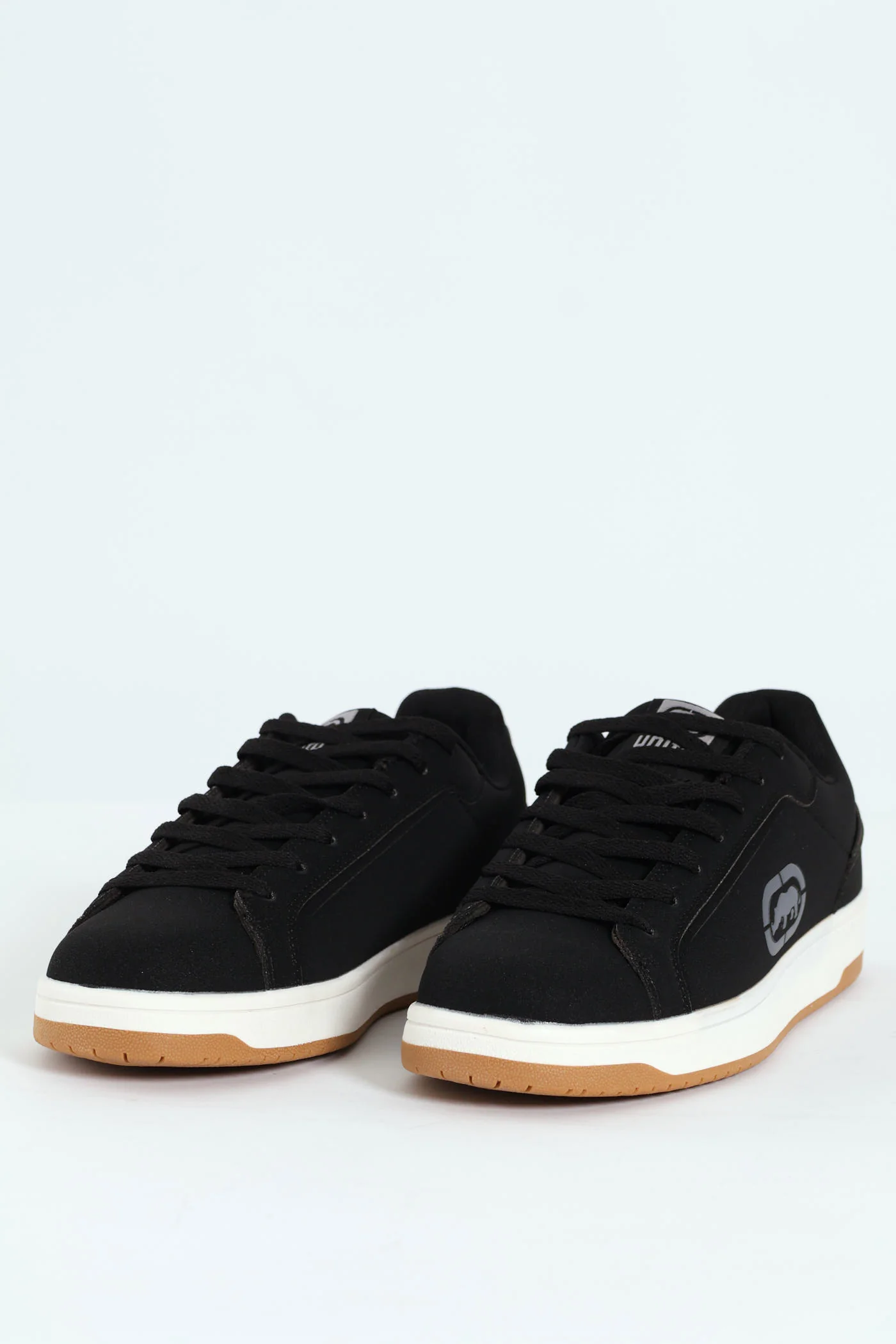 Lace Up Sneaker With Rhino Embossing - Black - Image 6