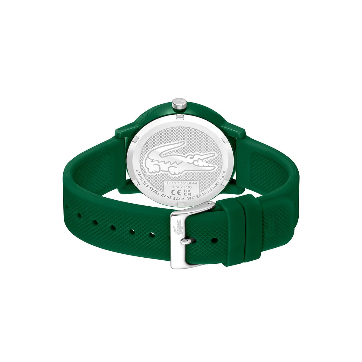 Lacoste Green Watch Case And Green Silicone Strap - Image 3