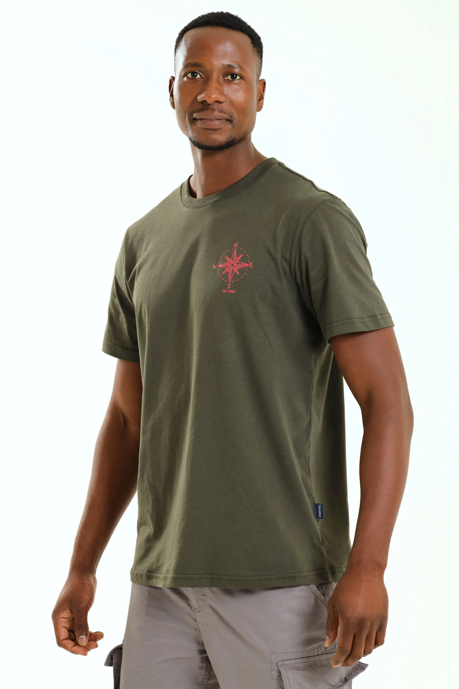 Lake Kayak Front & Back Tee - Fatigue - Image 3