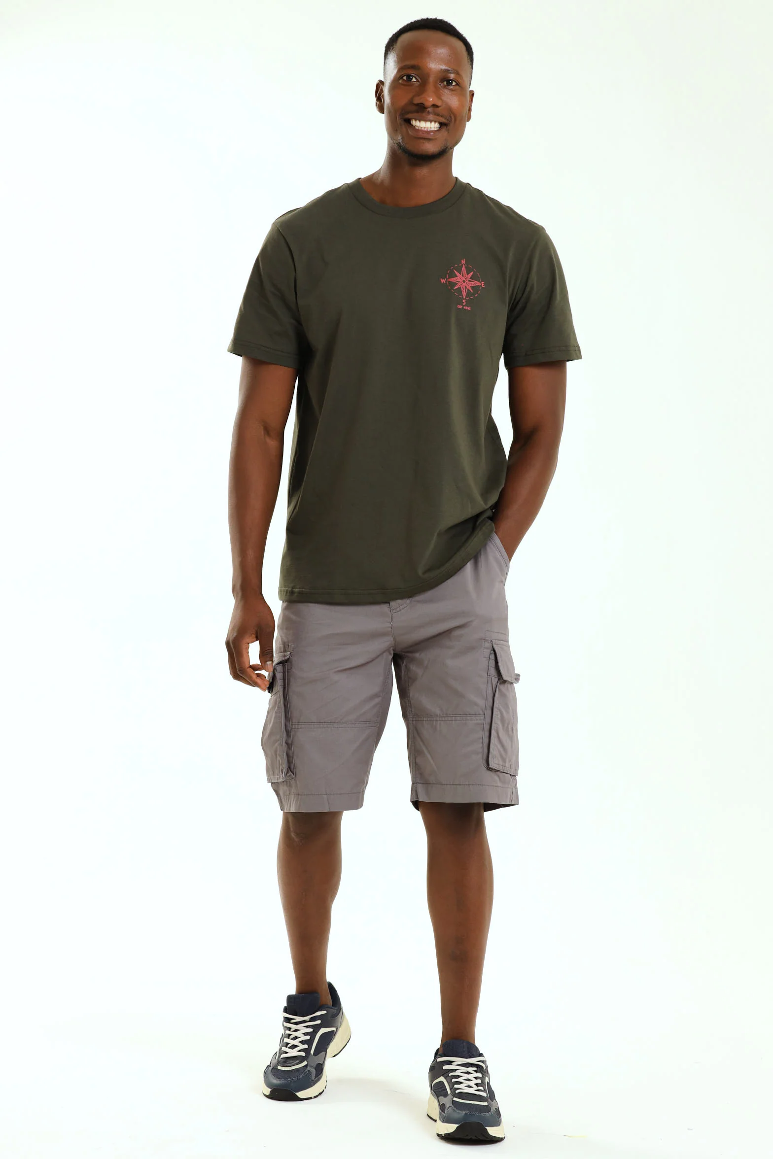 Lake Kayak Front & Back Tee - Fatigue - Image 4