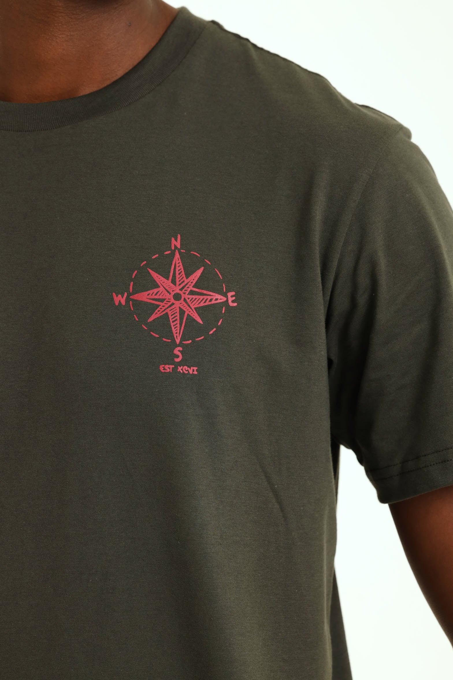 Lake Kayak Front & Back Tee - Fatigue - Image 5