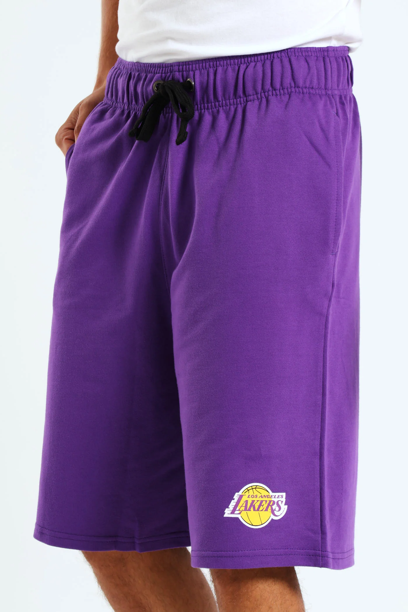 Laker Basketball Retro Shorts - Purple - Image 3