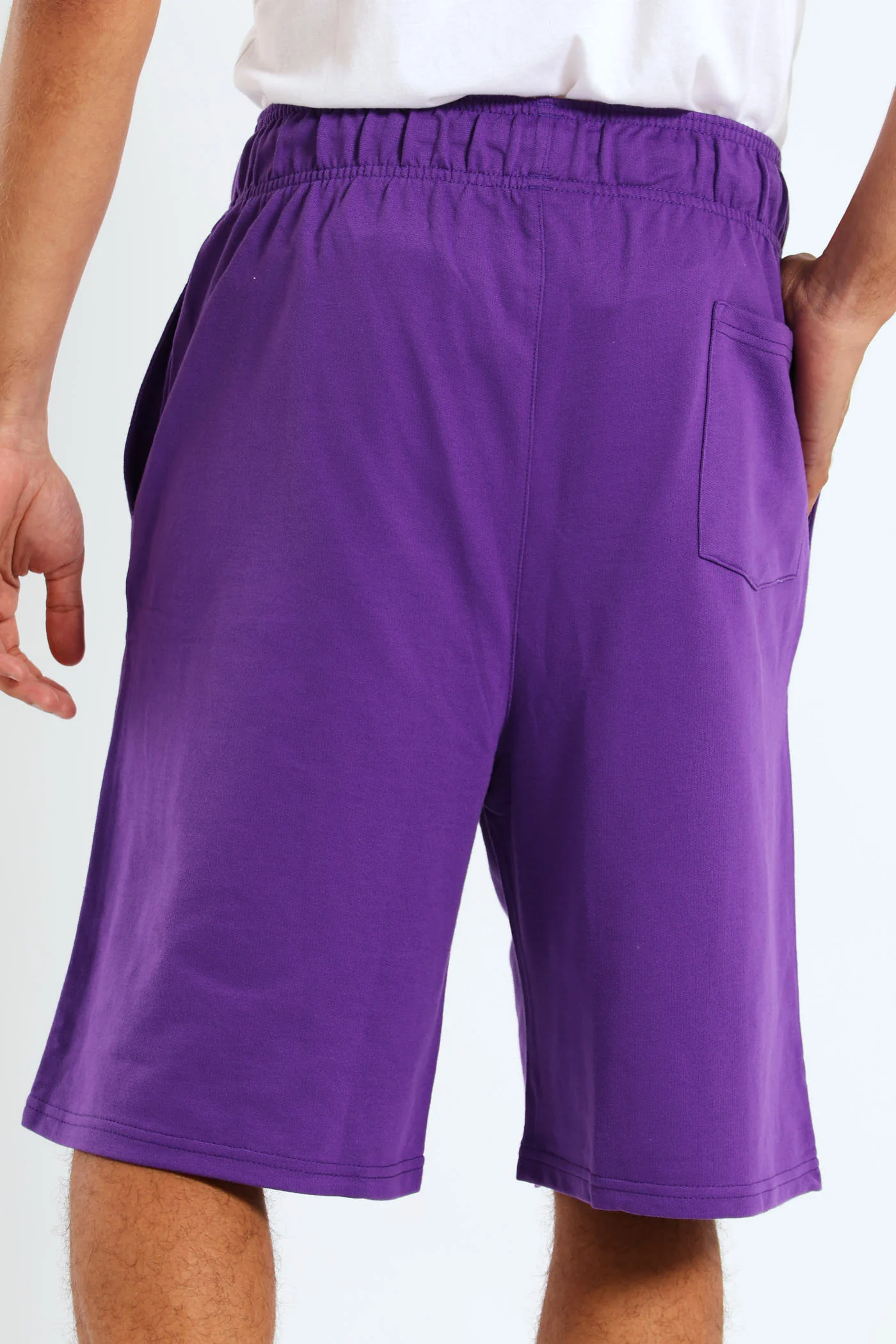 Laker Basketball Retro Shorts - Purple - Image 4