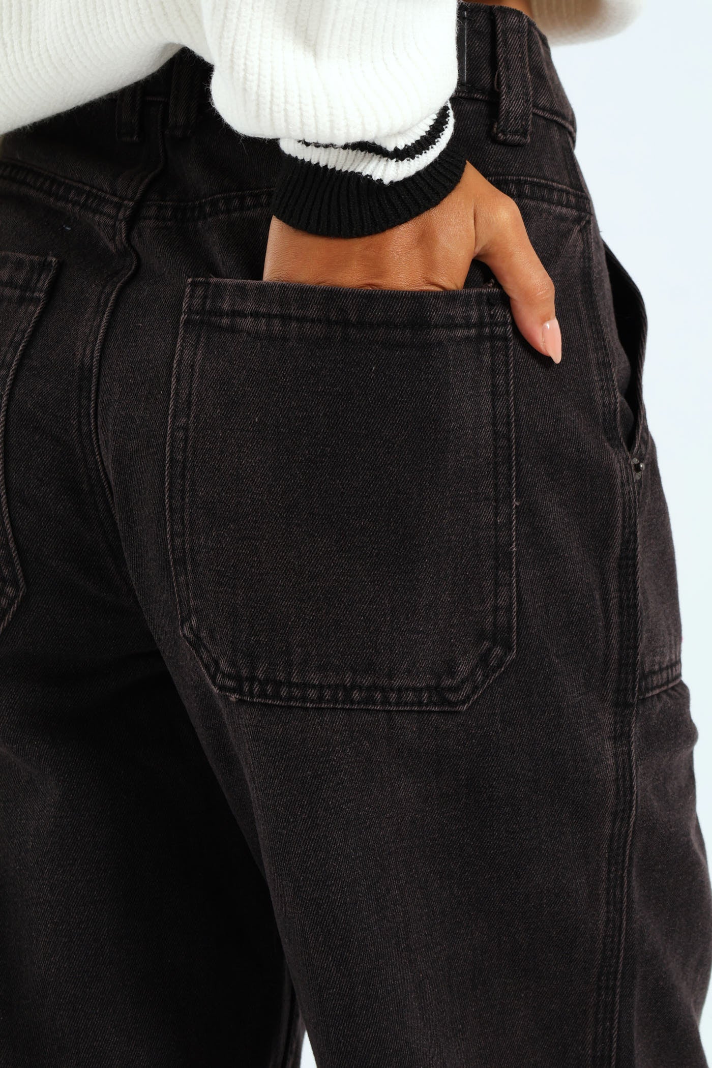 Lamb Chop Carpenter Jean - Salty Black - Image 5