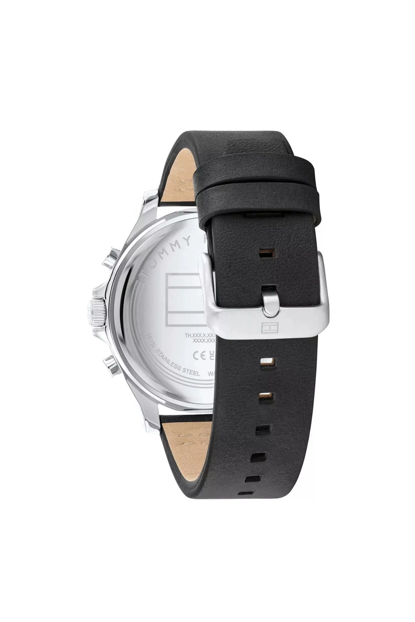 Lance Mens Leather Quartz Watch - Grey - Image 4