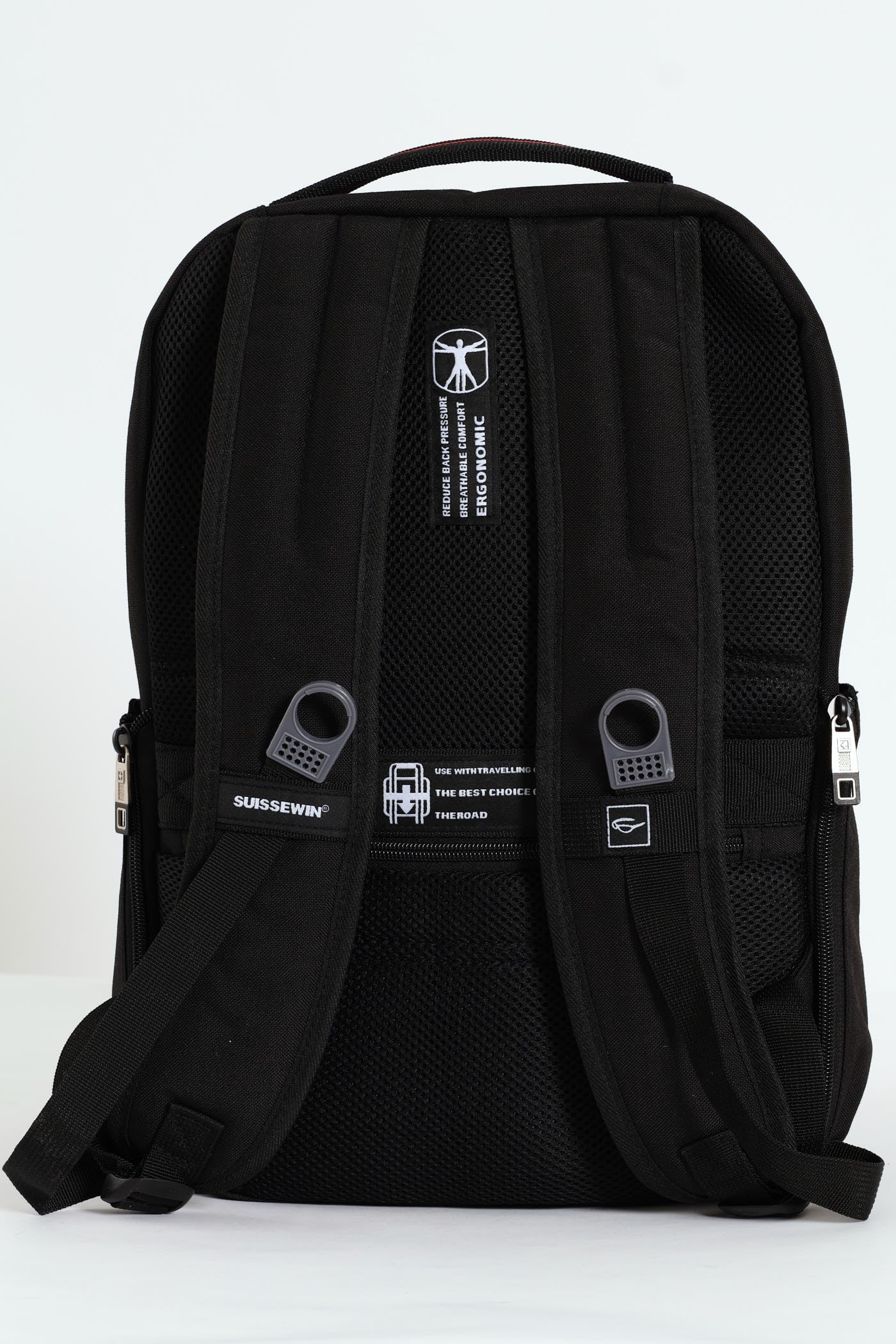 Laptop Backpack - Black - Image 2