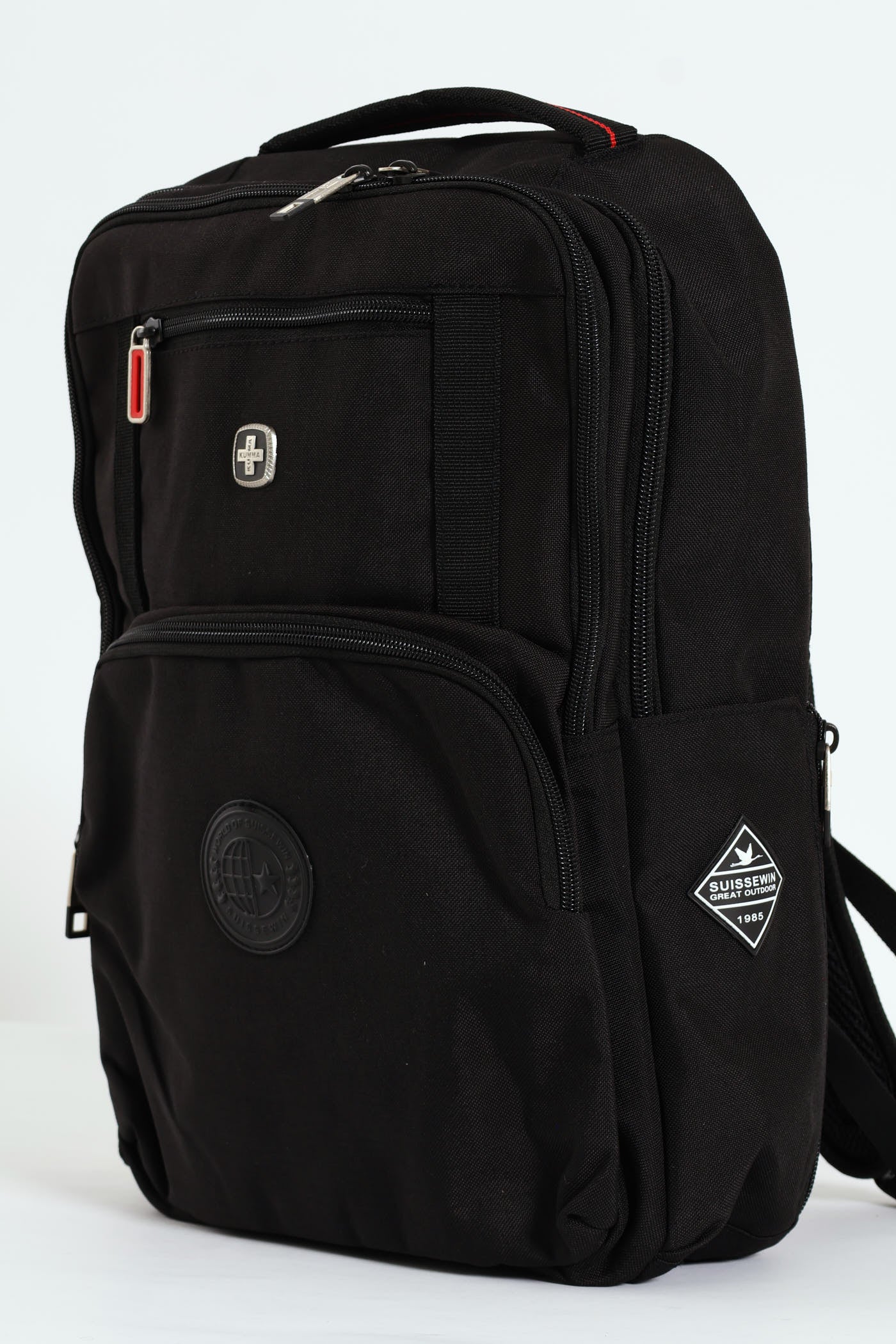 Laptop Backpack - Black - Image 3