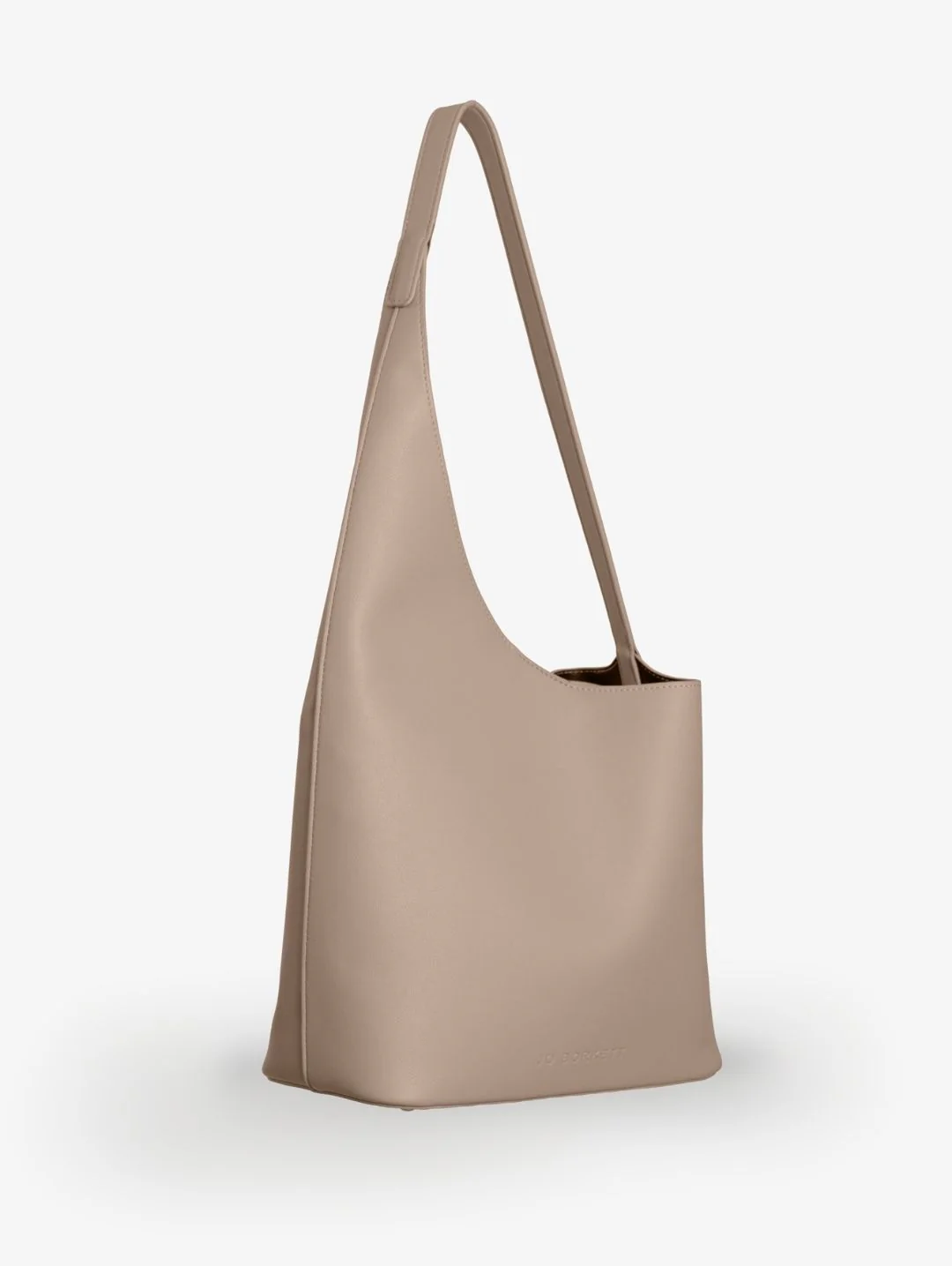 Lara Asymmetrical Tote Bag - Camel - Image 3