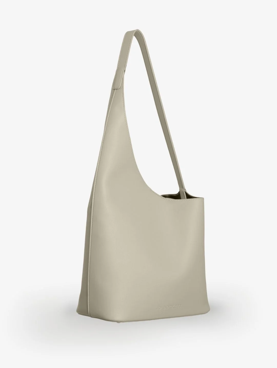 Lara Asymmetrical Tote Bag - Cream - Image 3