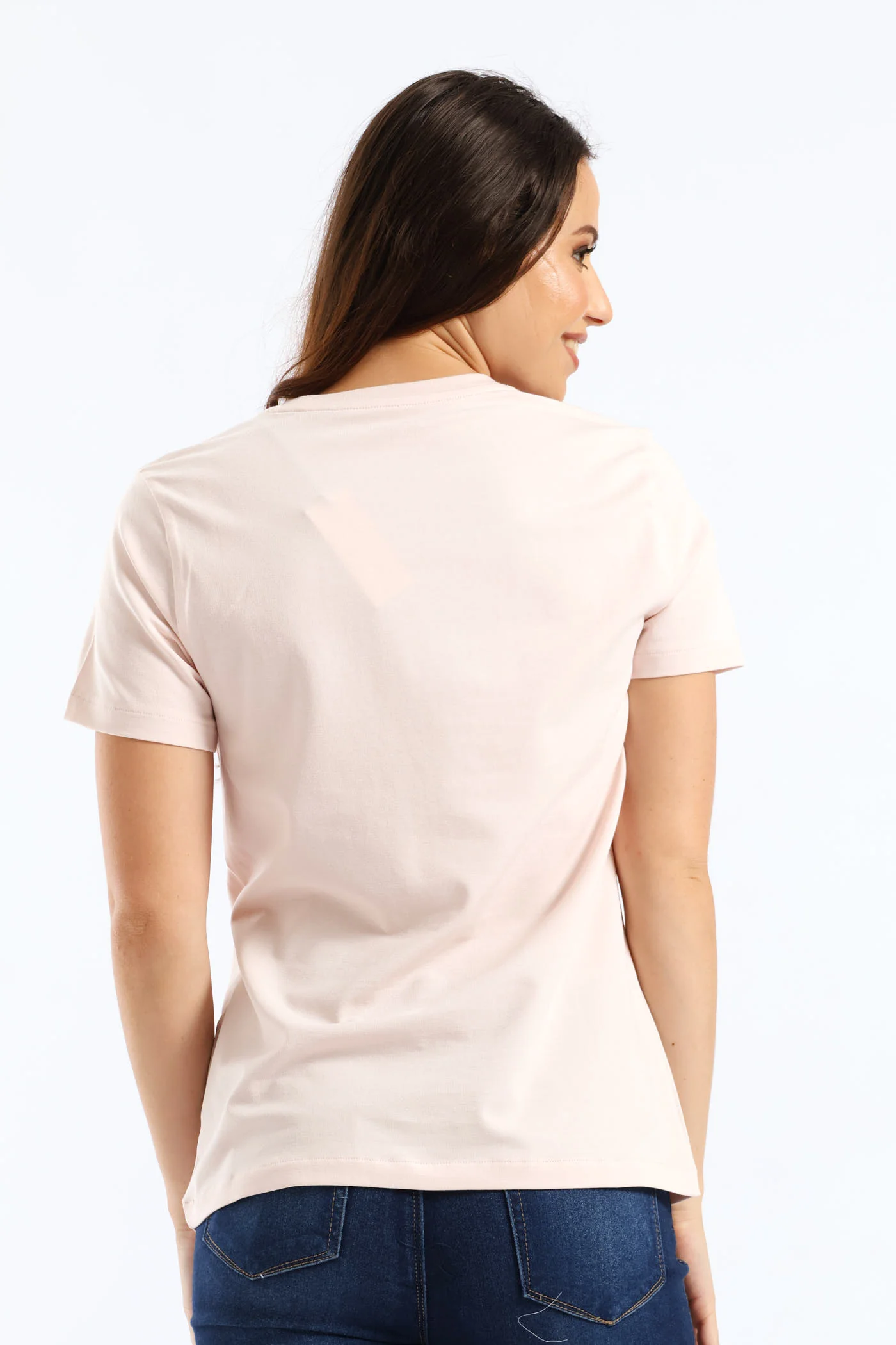 Lara Embroidered T-Shirt - Pink - Image 3
