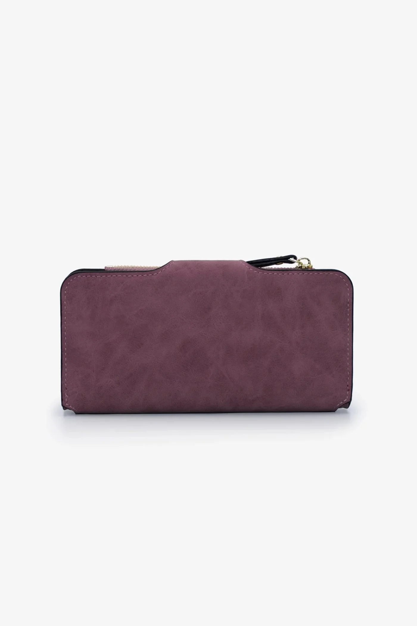 Large Bi Fold Wallet - Plum - Image 3