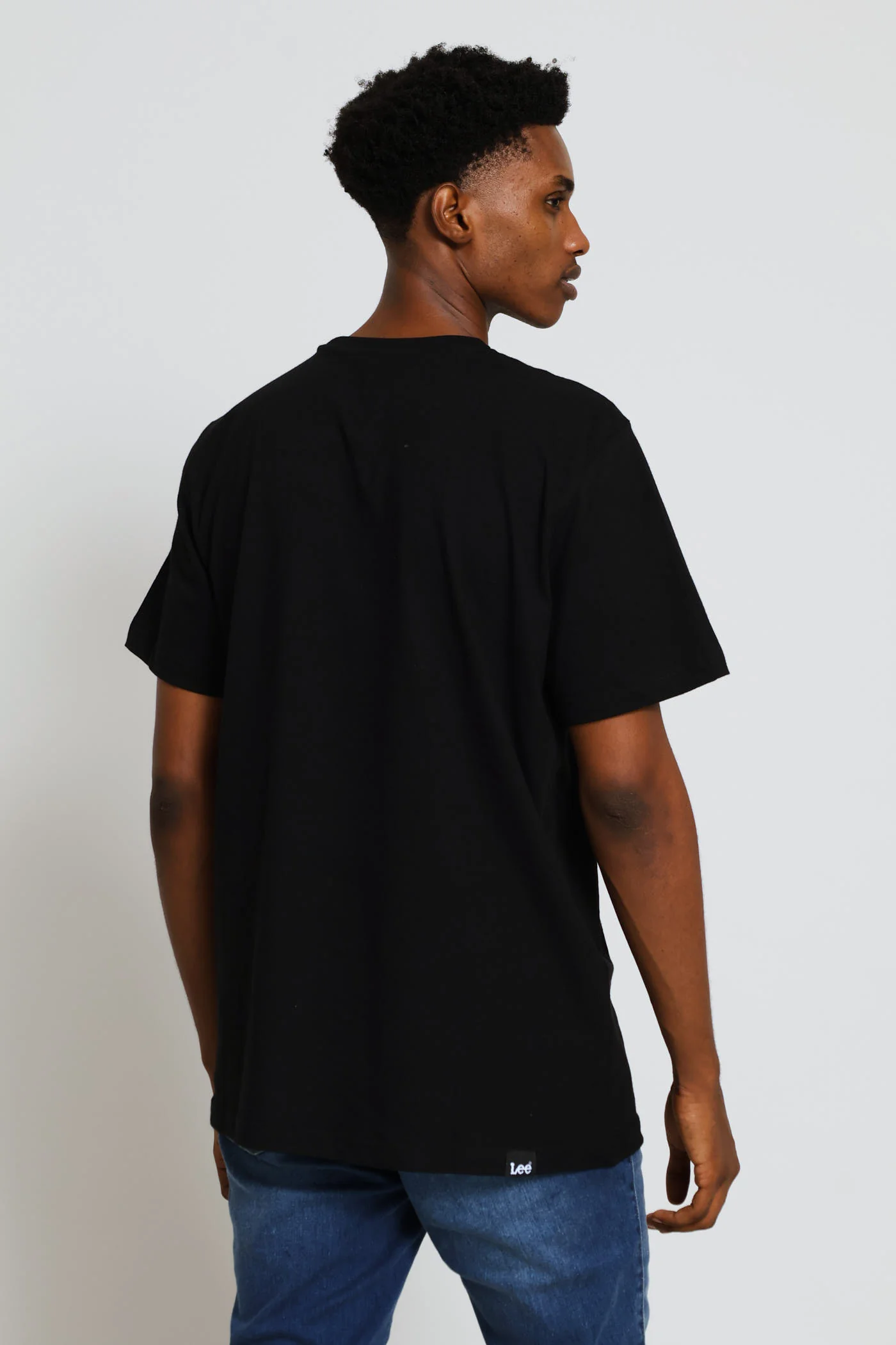 Large Logo Tee - Black - Image 3