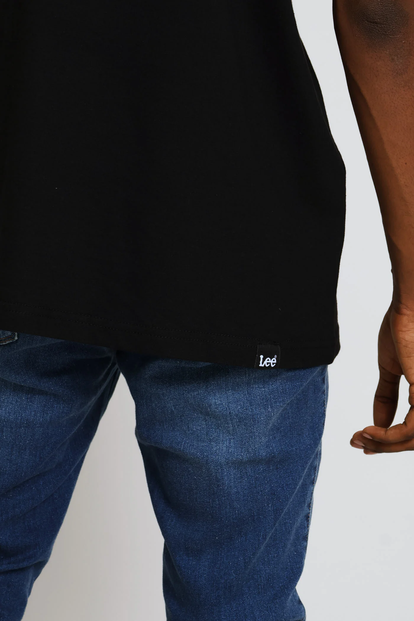 Large Logo Tee - Black - Image 4