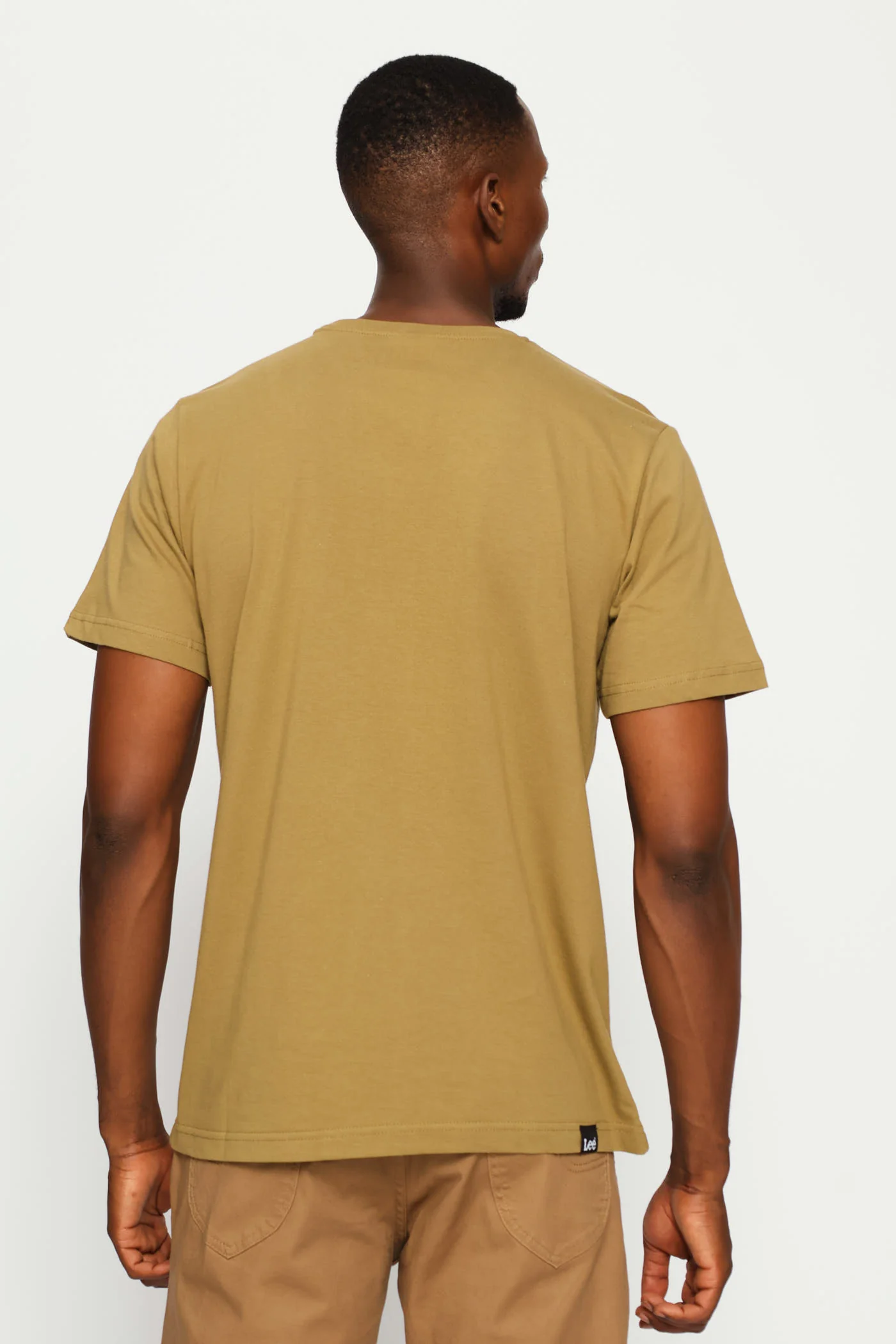 Large Logo Tee - Khaki - Image 4