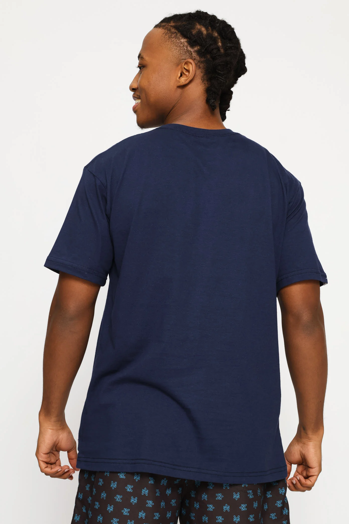Large Logo Tee - Navy - Image 4