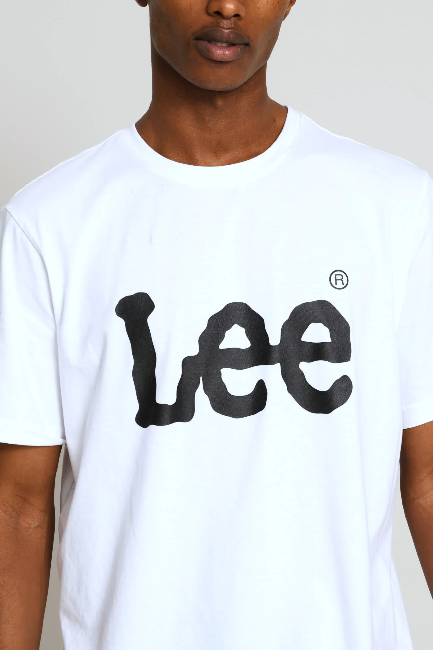 Large Logo Tee - White - Image 2