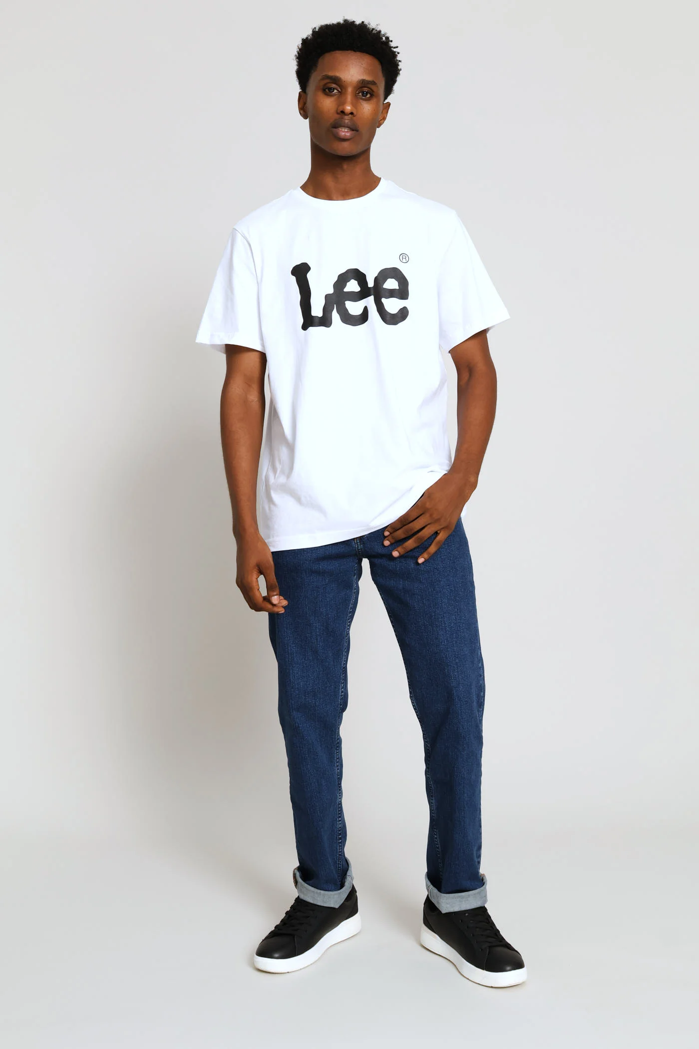 Large Logo Tee - White - Image 5