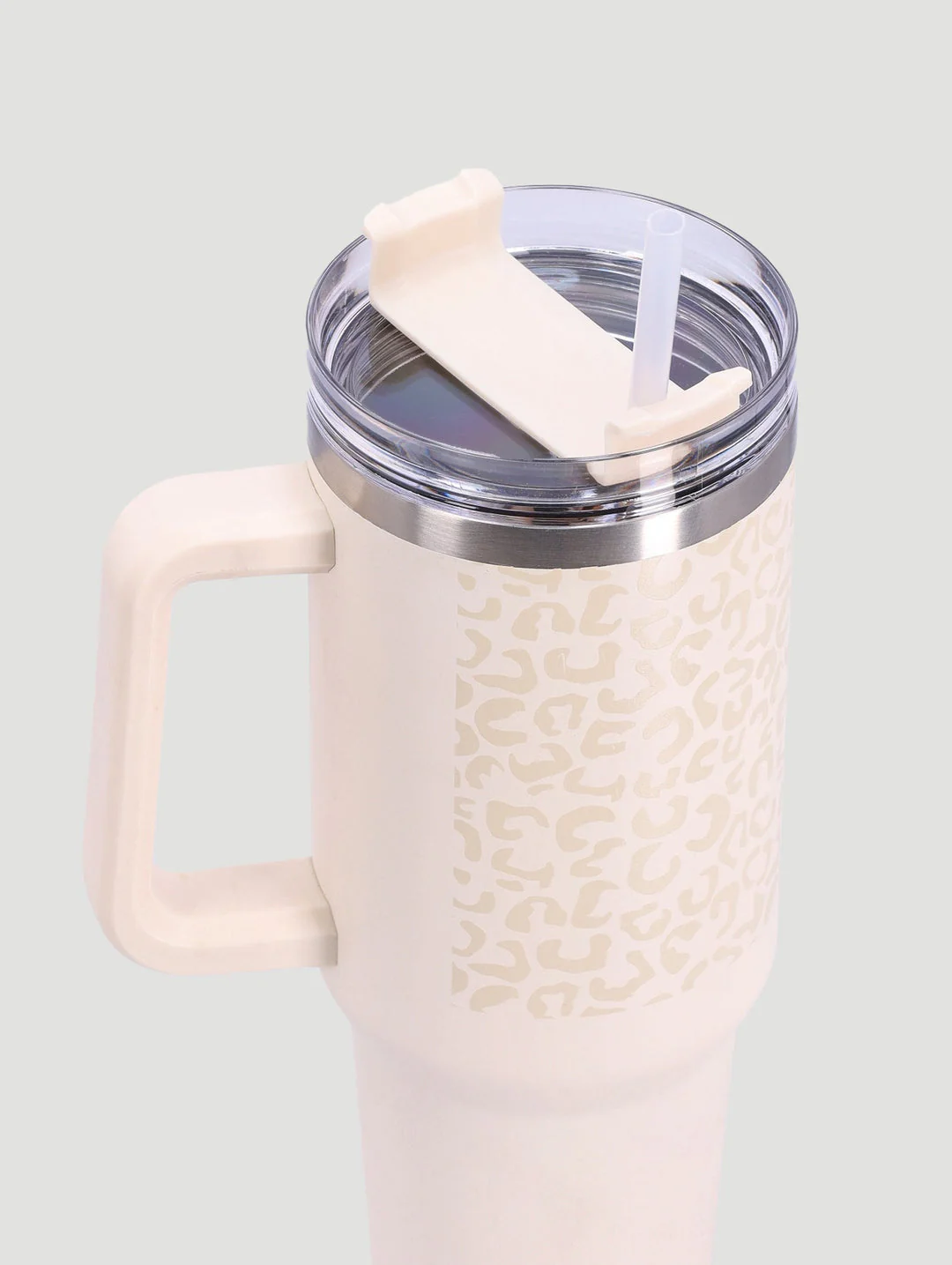 Large Metal Sippy Cup 1.2L - Cream - Image 2
