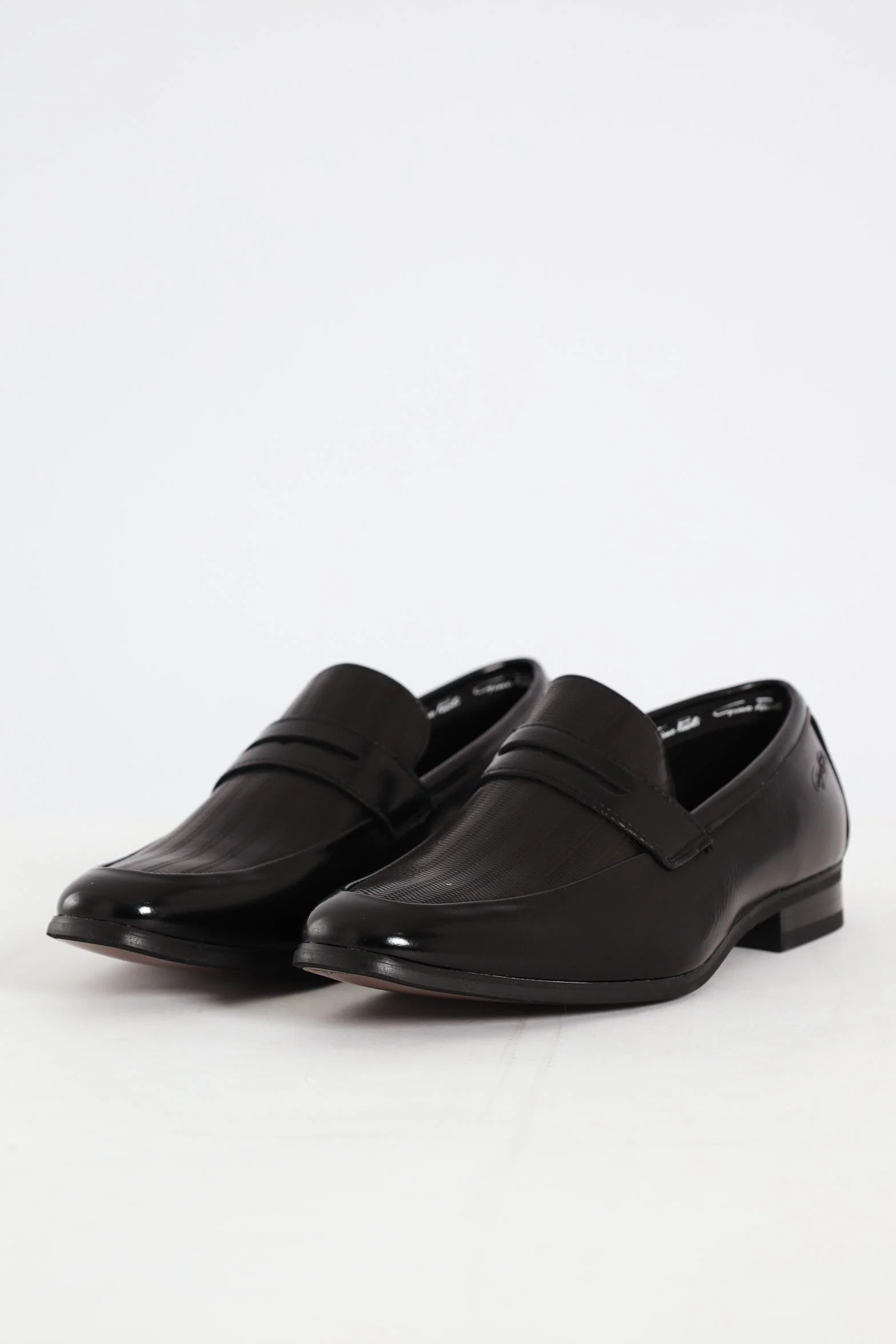 Laser Detail Penny Smart Shoe - Black - Image 3