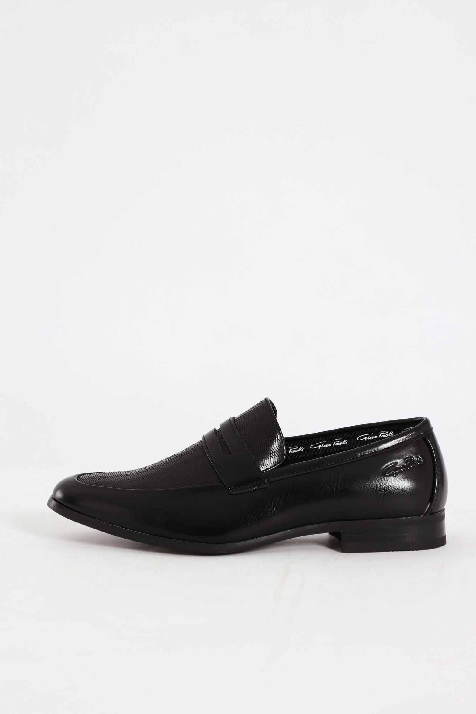 Laser Detail Penny Smart Shoe - Black - Image 4