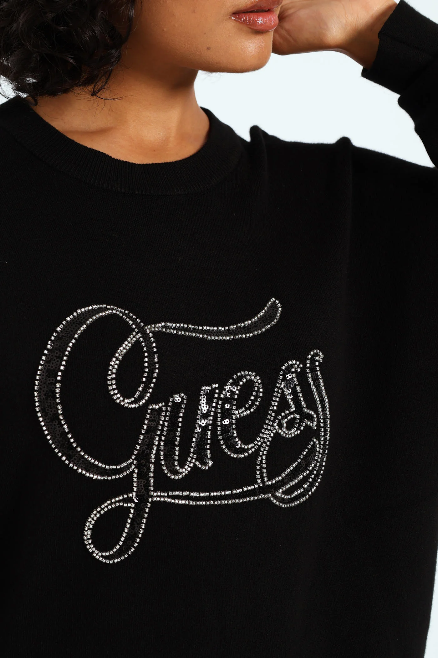 Laura Logo Sweater - Black - Image 2