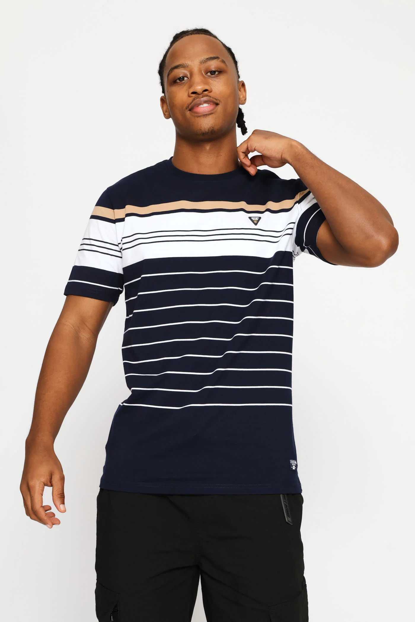 Layne Tee - Navy - Image 3