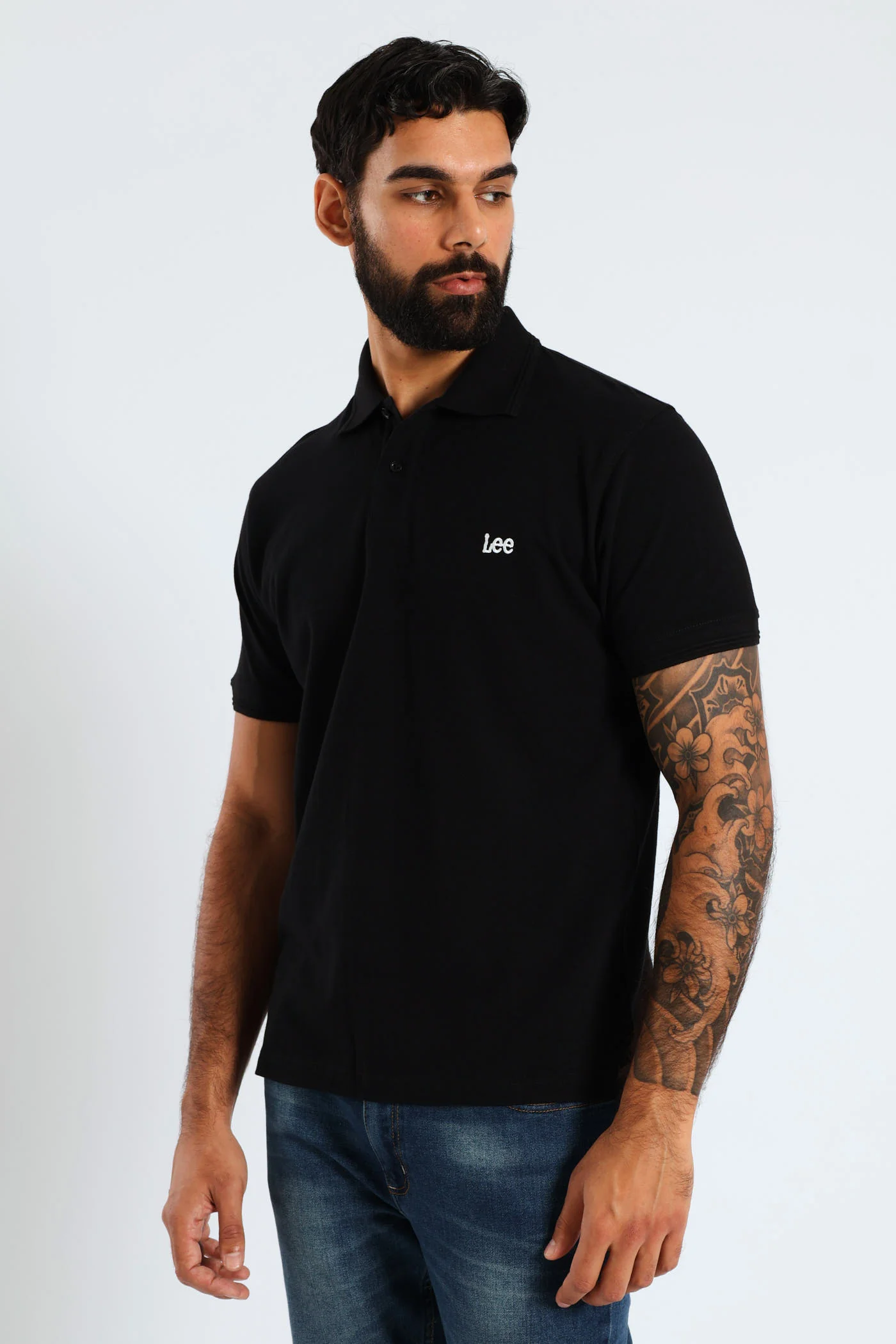 Lcarus Polo Golfer - Black - Image 3